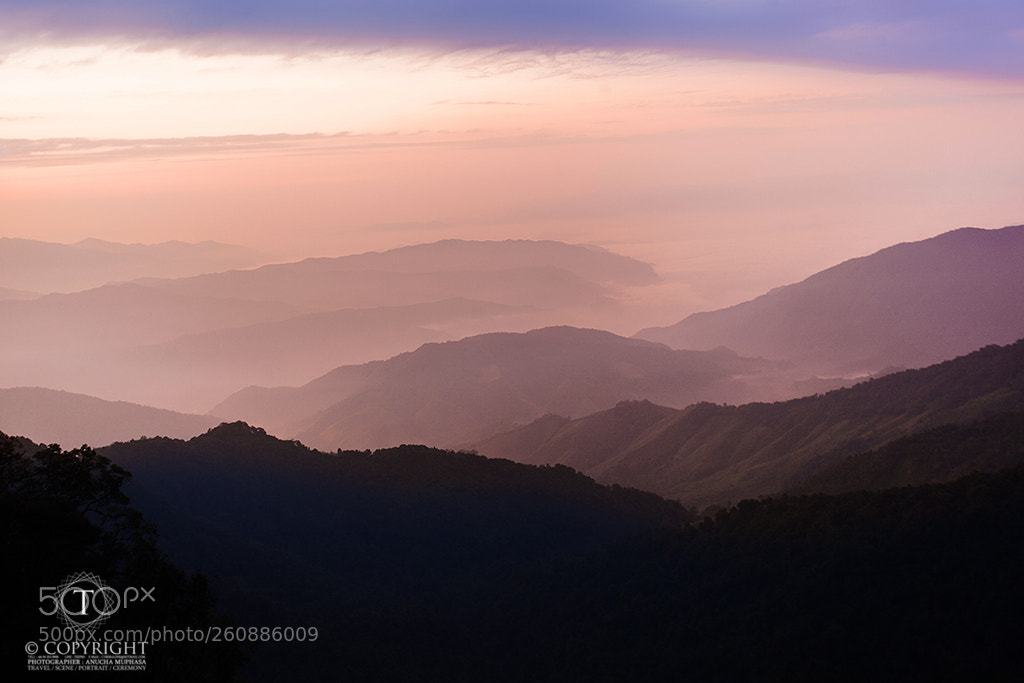 Canon EOS 5D Mark II sample photo. Doi phu kha national photography