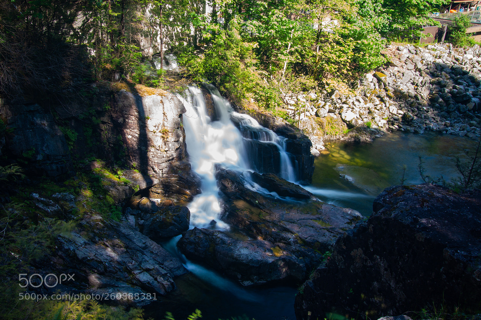 Canon EOS 5D Mark II sample photo. Capilano river spillway photography