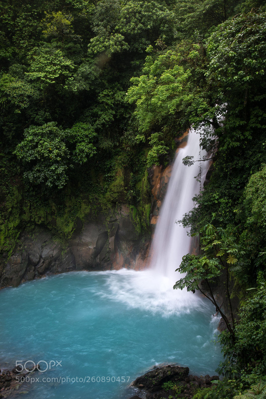Nikon D610 sample photo. Rio celeste waterfall photography