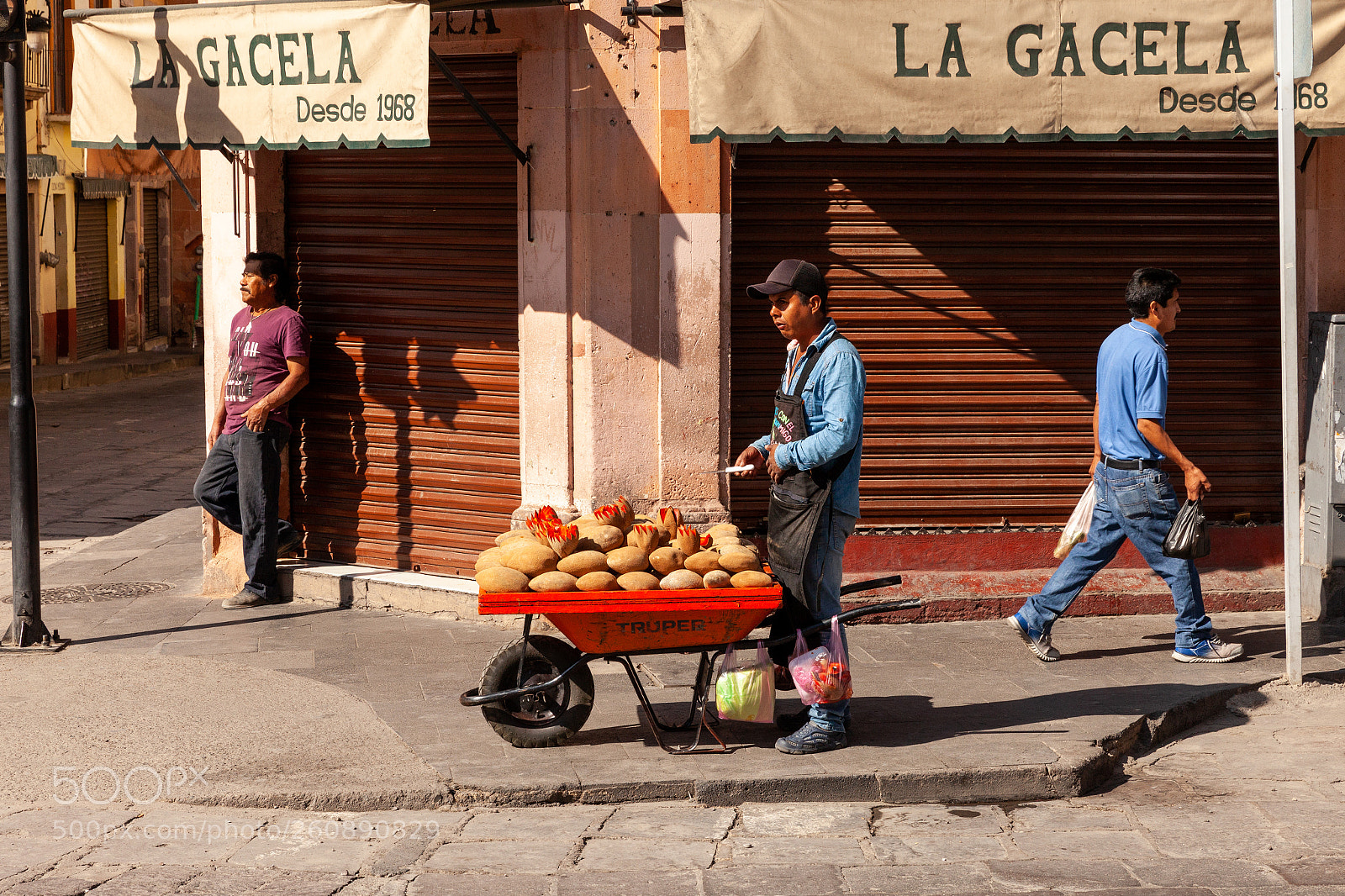 Canon EOS 5D Mark II sample photo. Street vendors in zacatecas photography
