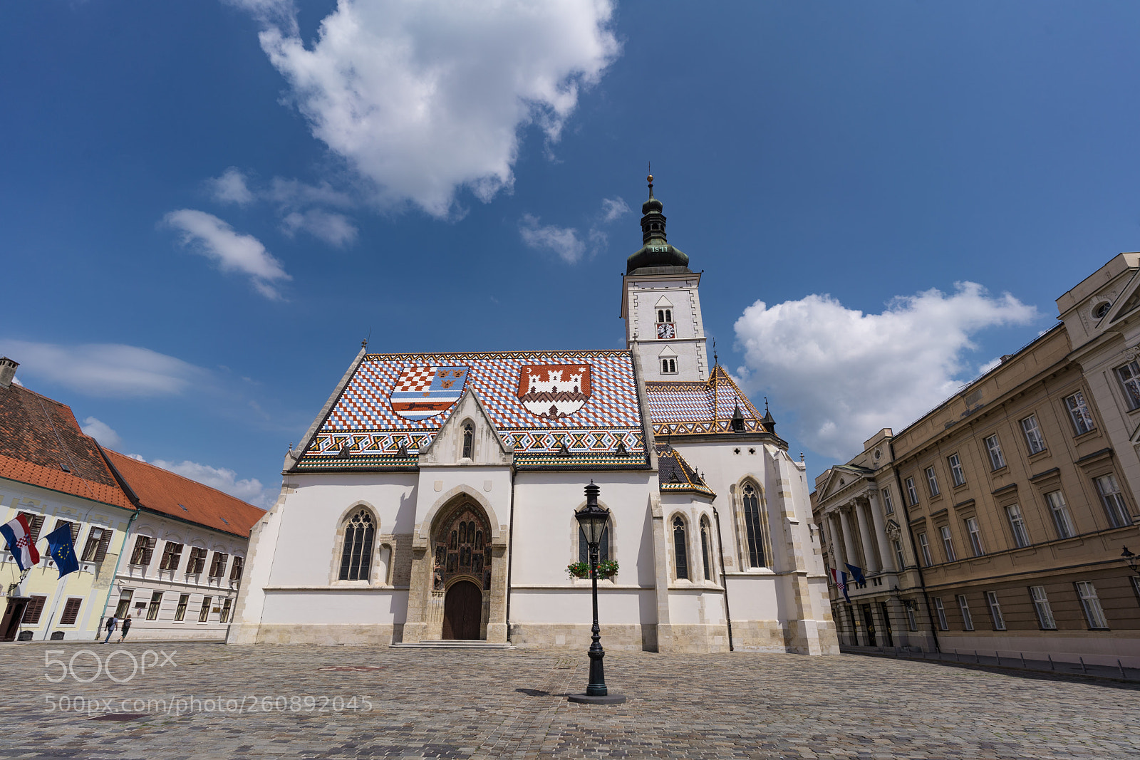 Sony a7R III sample photo. St. mark's church zagreb photography