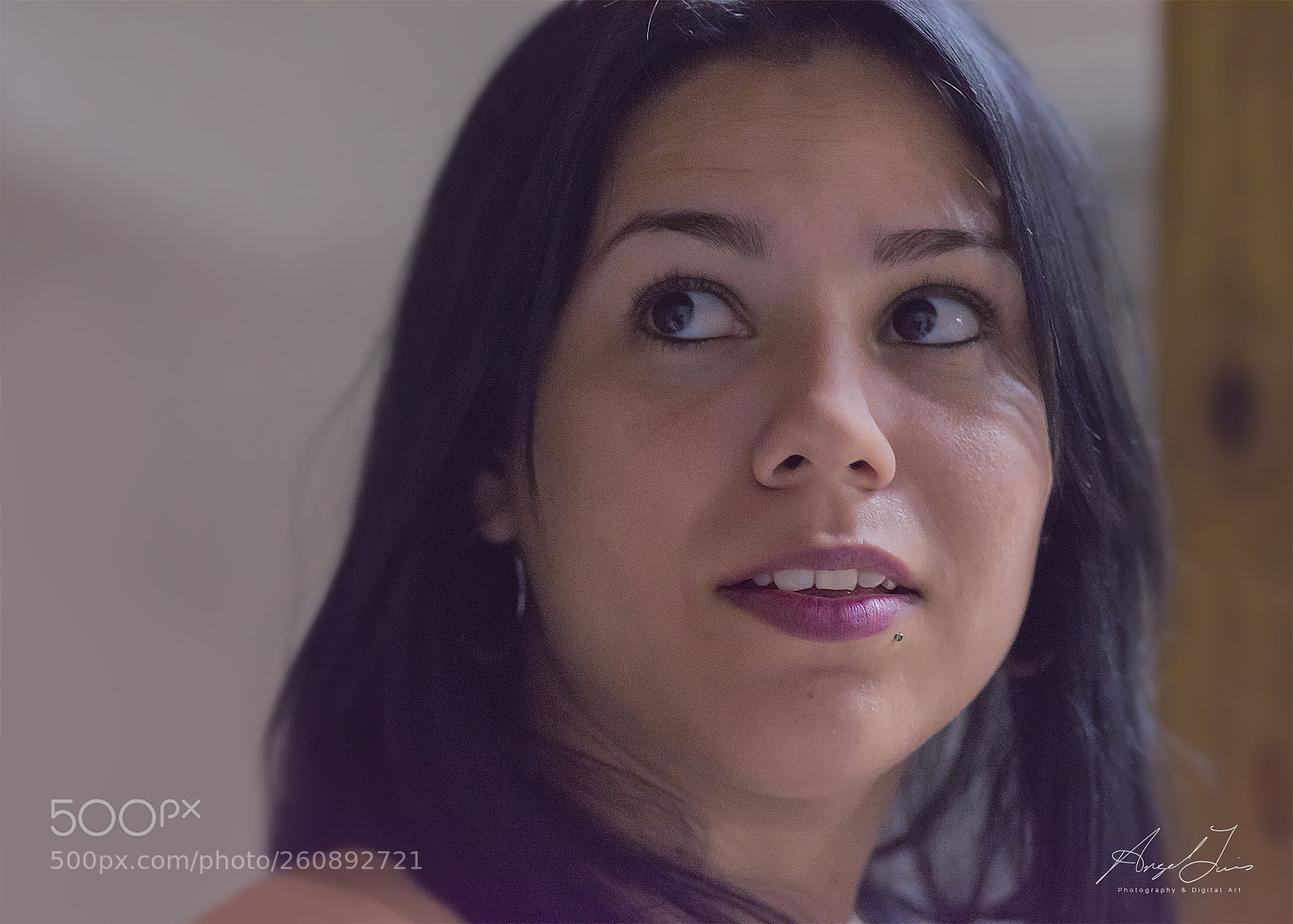Nikon D7200 sample photo. Black eyes girl photography