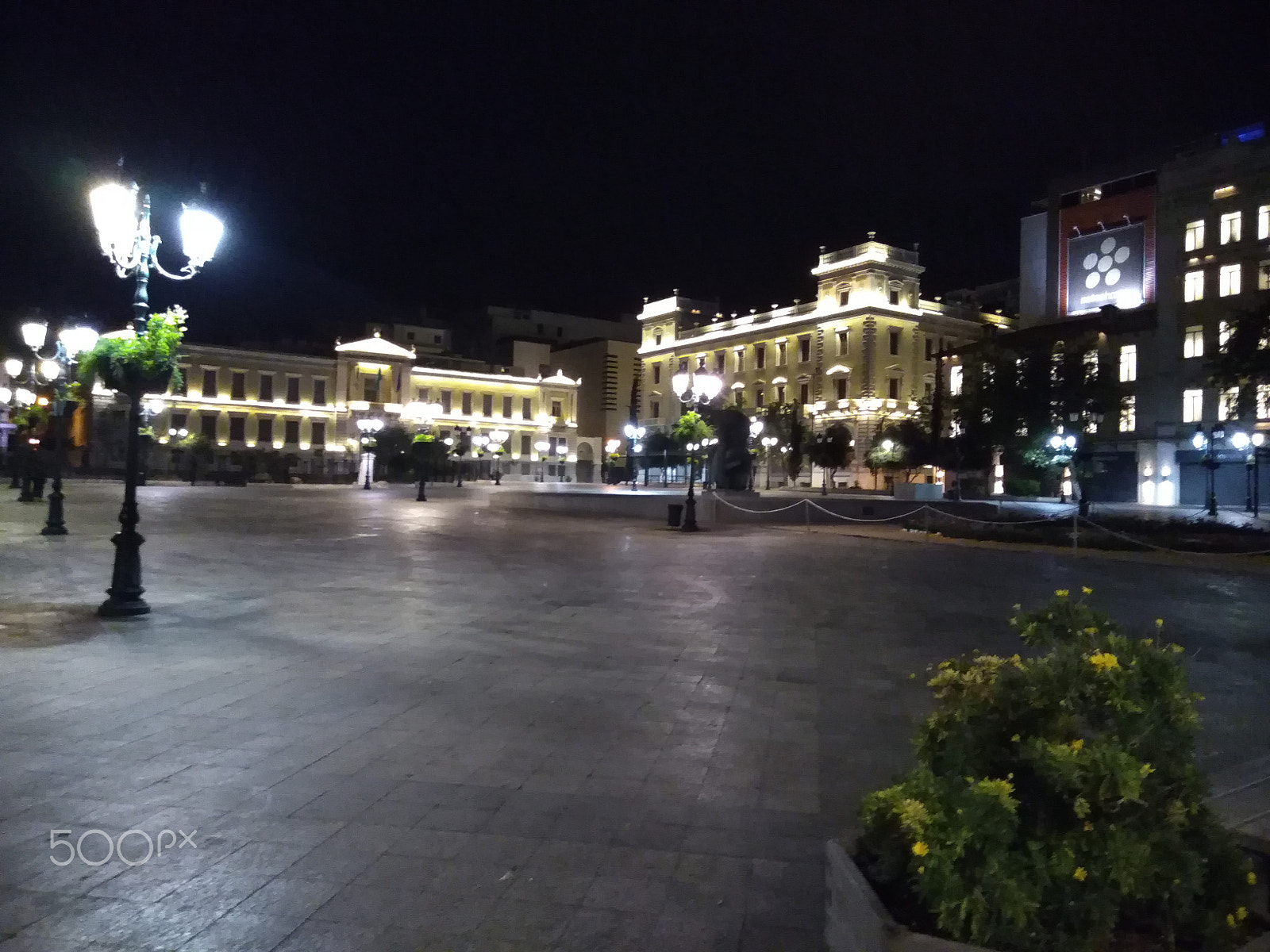 HUAWEI Honor 6A sample photo. Greek square photography