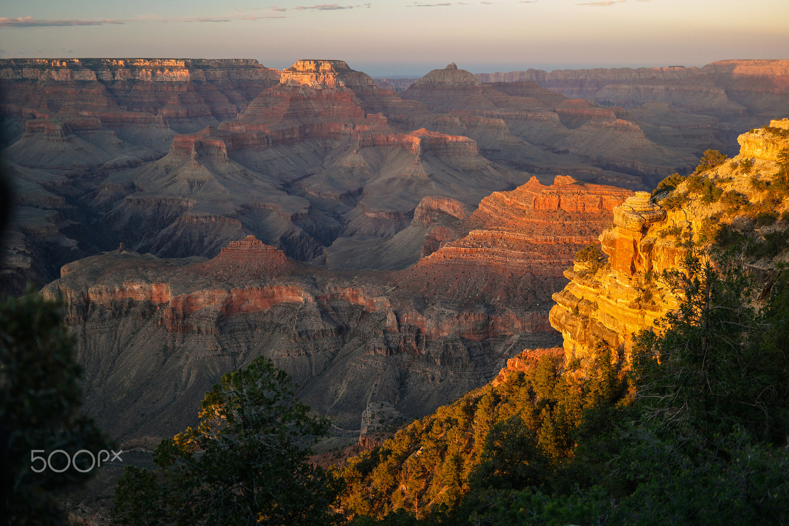 Samsung NX1 sample photo. Sunset at yaki point, arizona, grand canyon photography