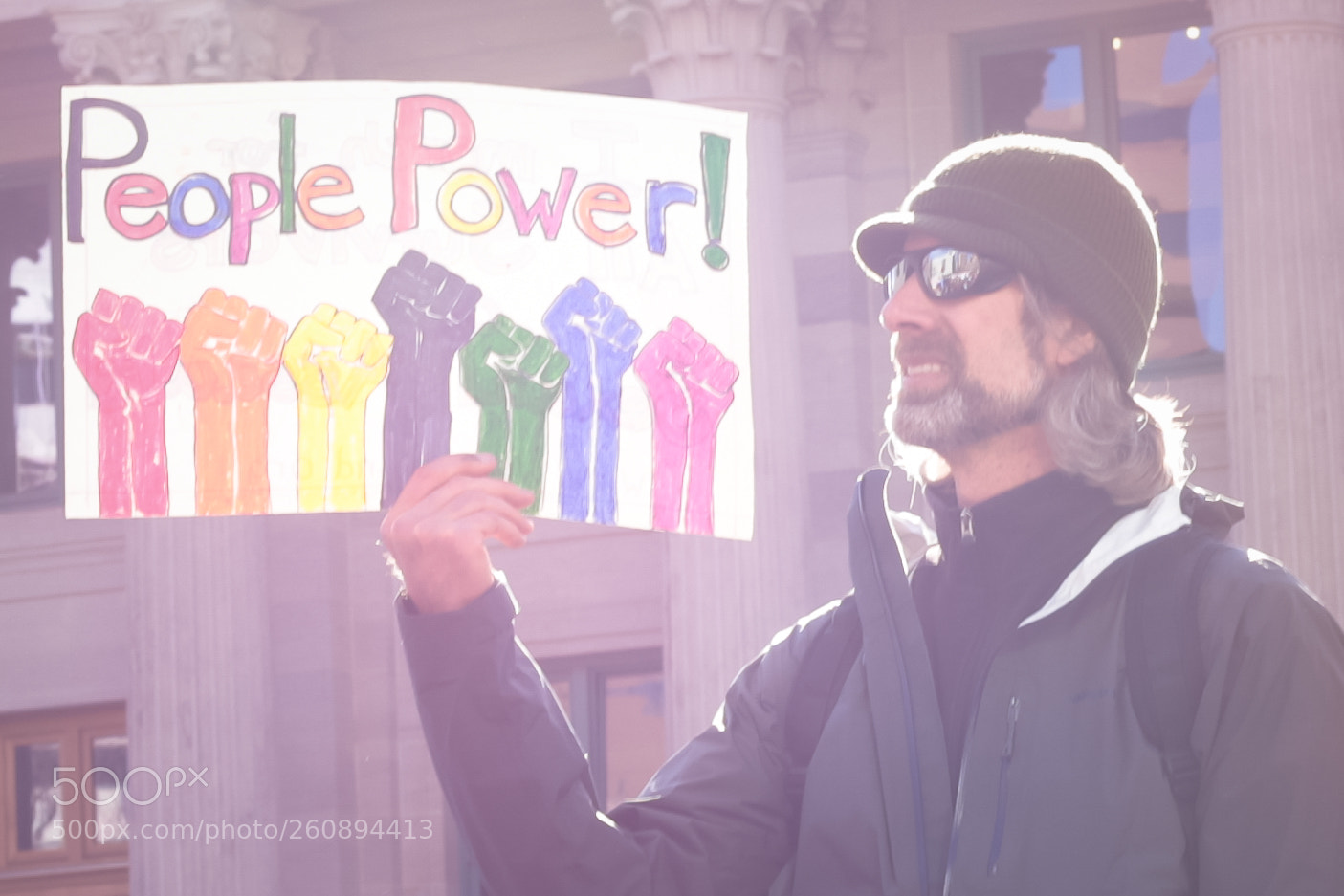 Canon EOS 6D sample photo. Denver's woman's march photography