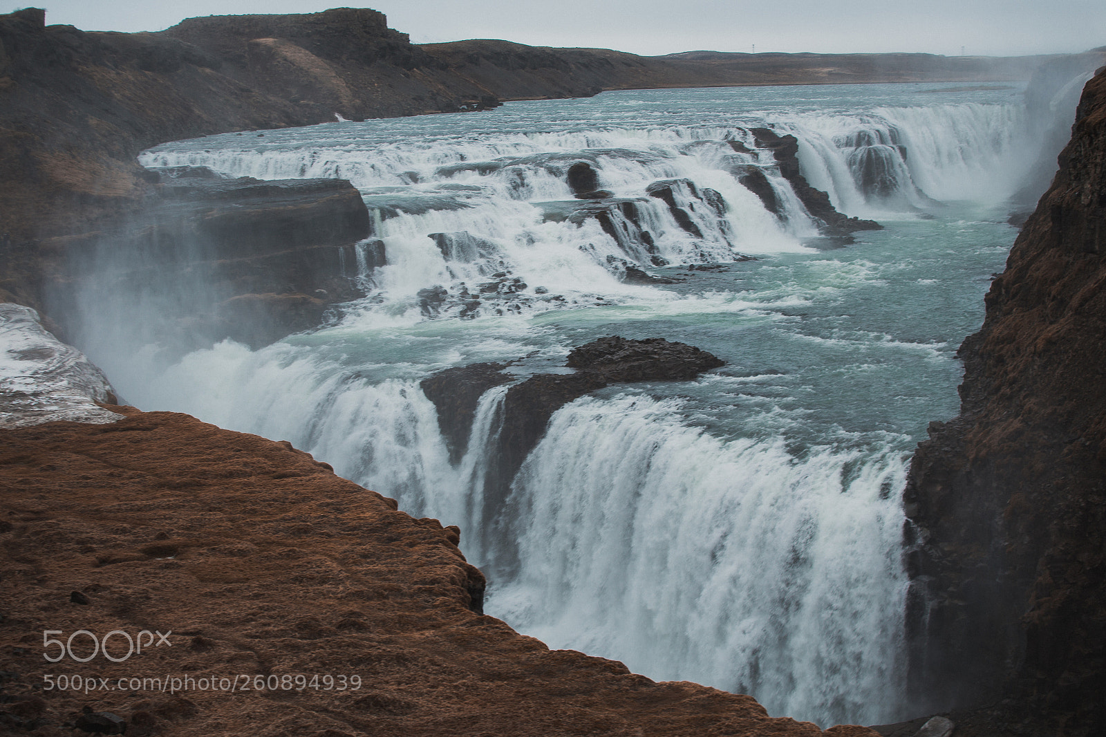 Canon EOS 6D sample photo. Gullfoss, iceland photography