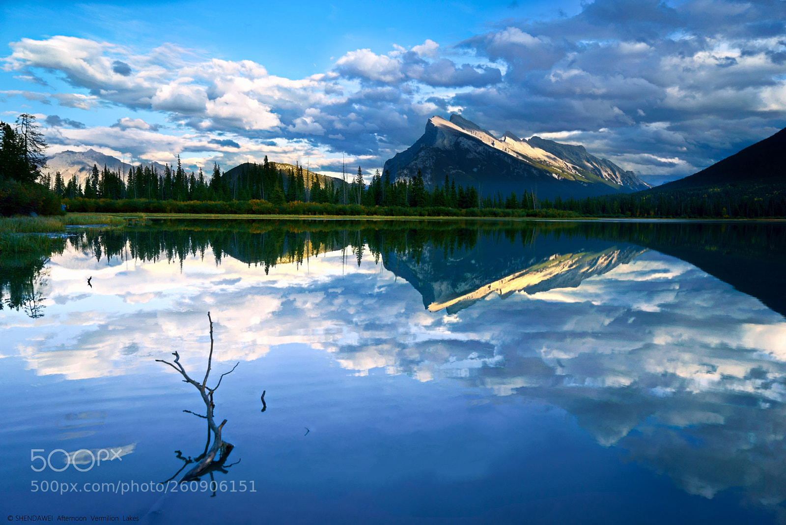 Sony a7R sample photo. Afternoon vermilion lakes photography