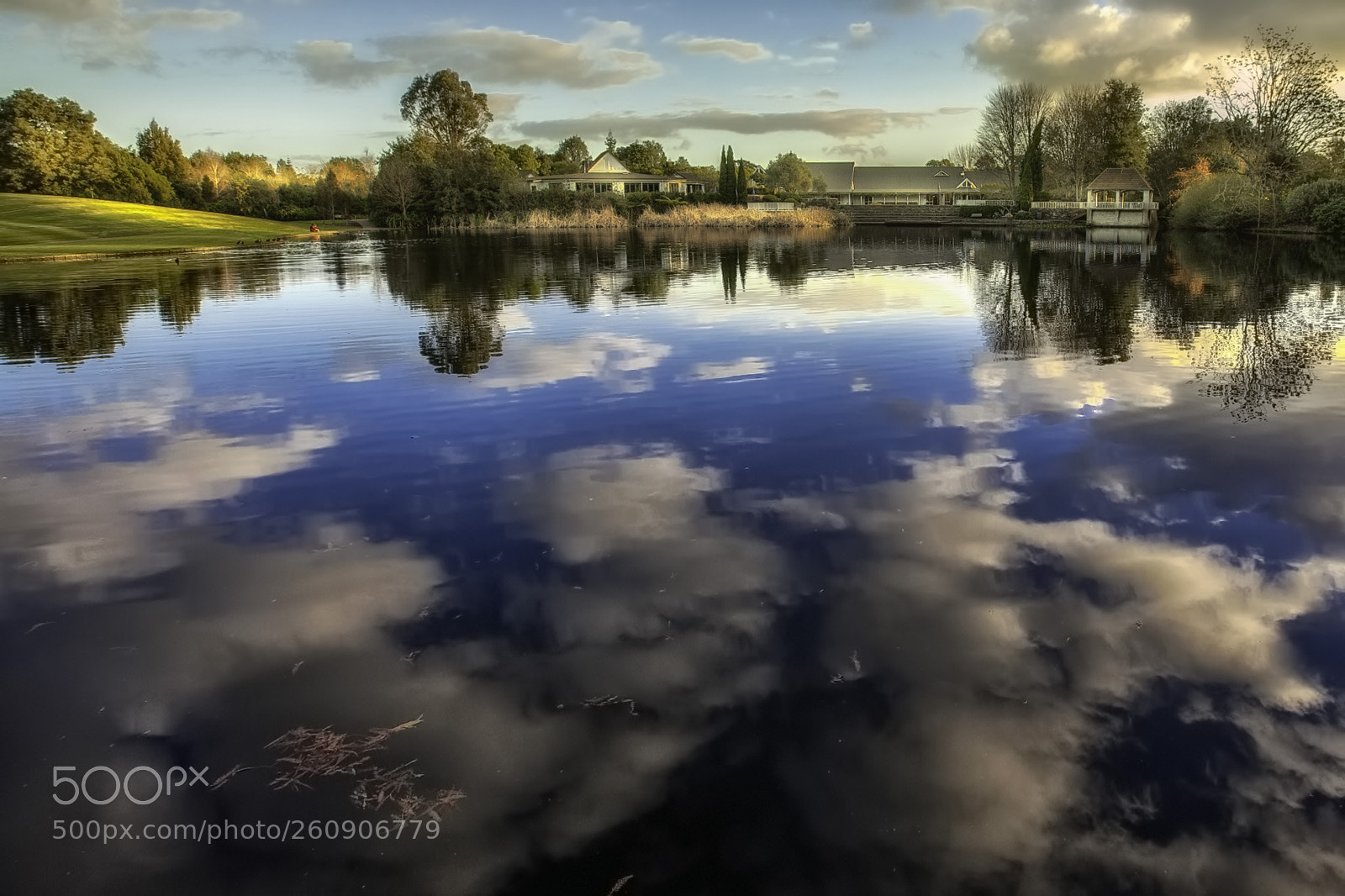 Canon EOS 5D Mark II sample photo. Cloud reflection photography