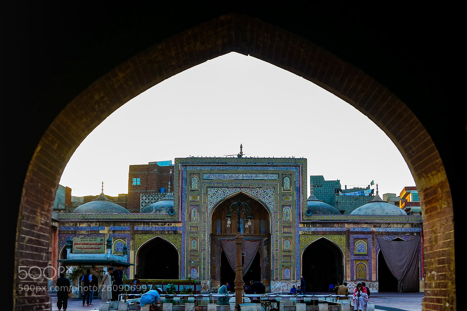 Canon EOS 6D sample photo. Arch way of mosque photography