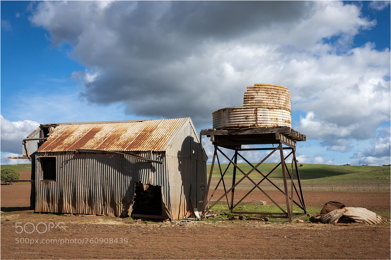 Sony a7 III sample photo. Shed and tank photography