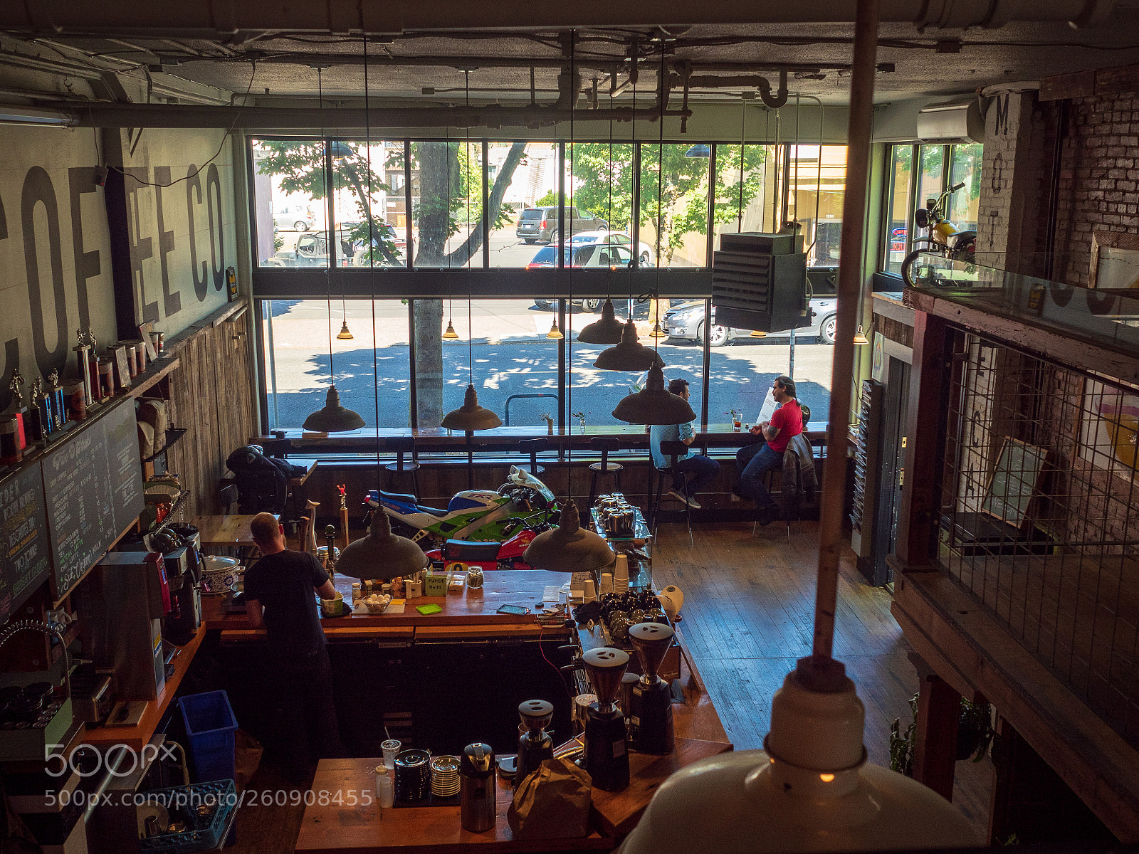 Olympus OM-D E-M5 II sample photo. Portland cafe photography