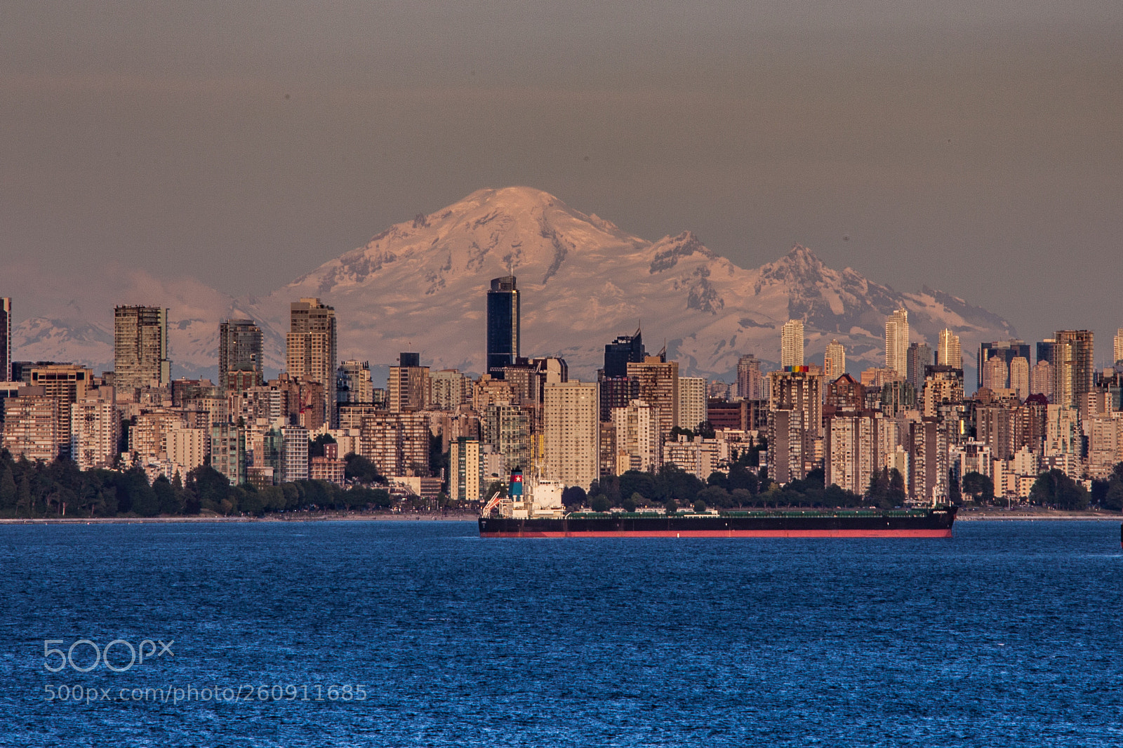 Canon EOS 5D Mark II sample photo. Mount baker at sunset photography