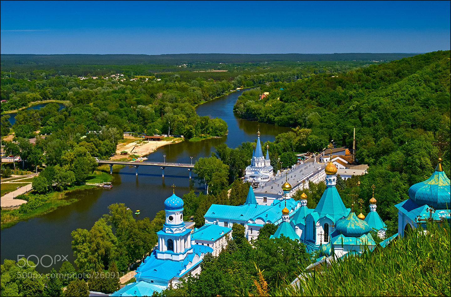 Olympus E-3 sample photo. Svyatogorsk lavra photography