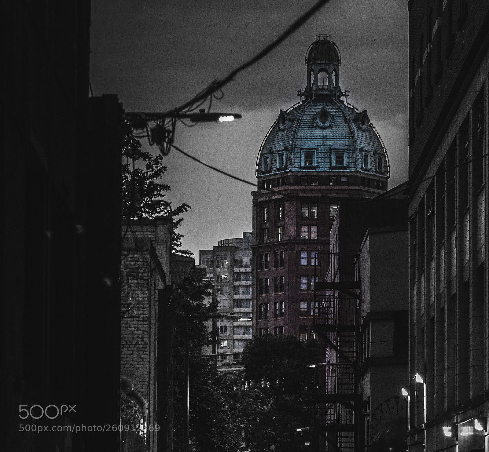 Canon EOS 5D Mark II sample photo. Moody sun tower in photography