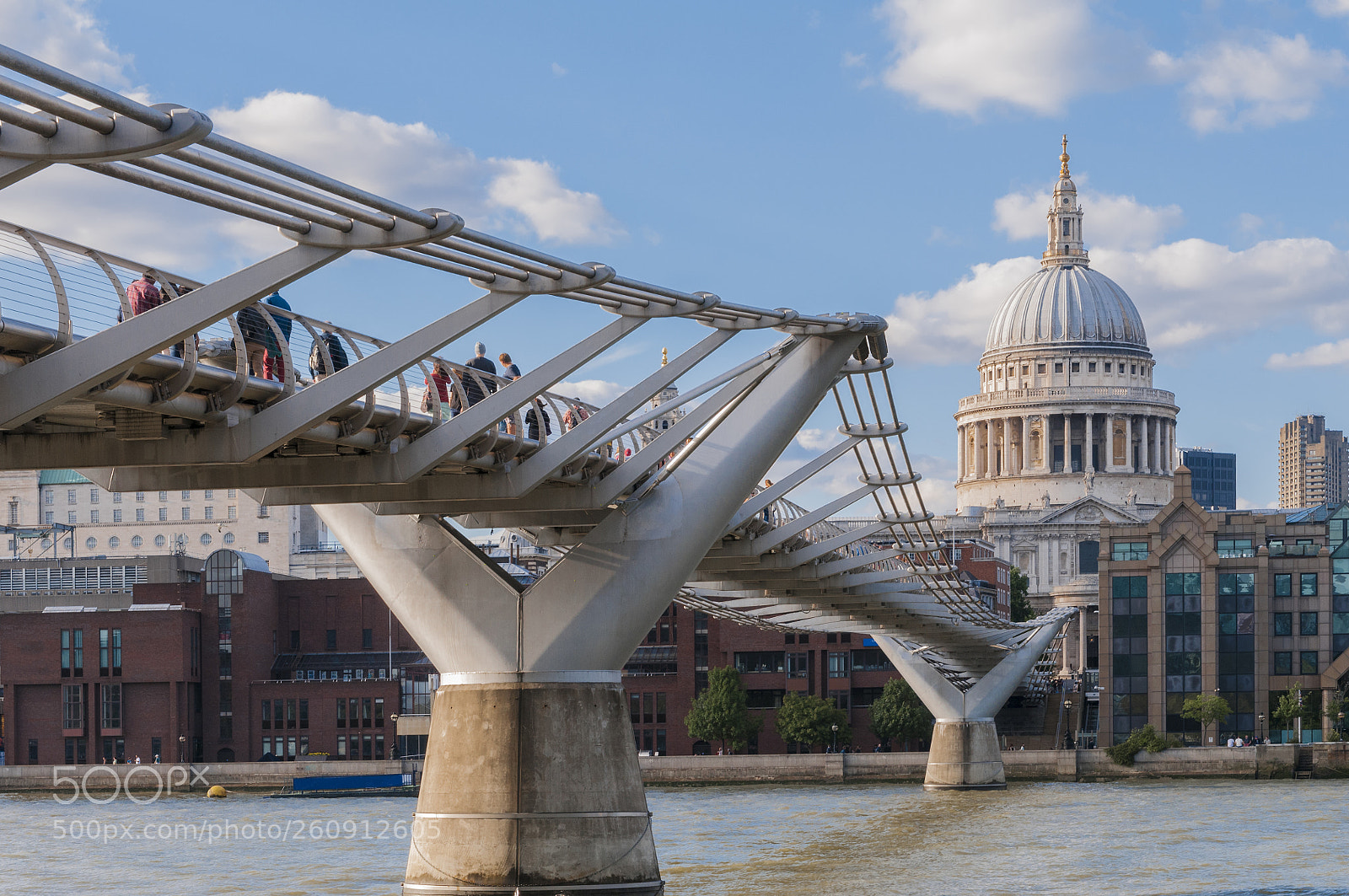 Nikon D300S sample photo. Millennium bridge and st photography