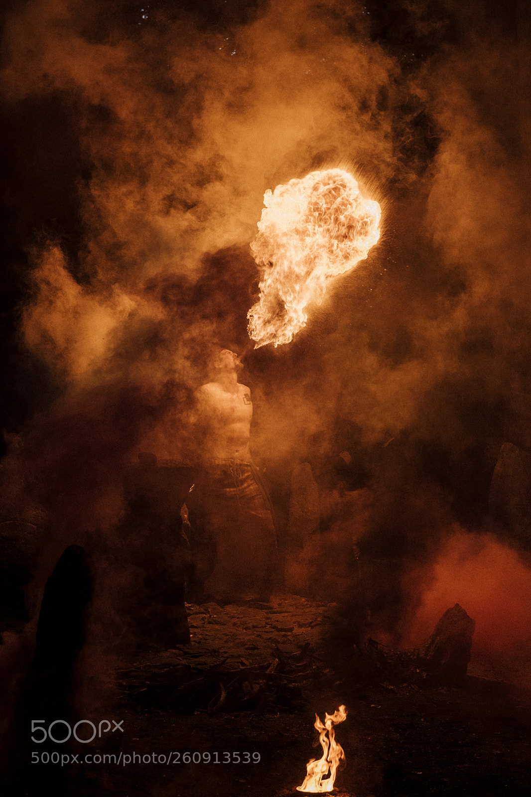 Nikon D850 sample photo. Fire spit photography