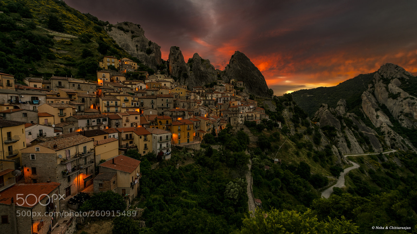 Sony a7R II sample photo. Dawn at castlemezzano, italy photography