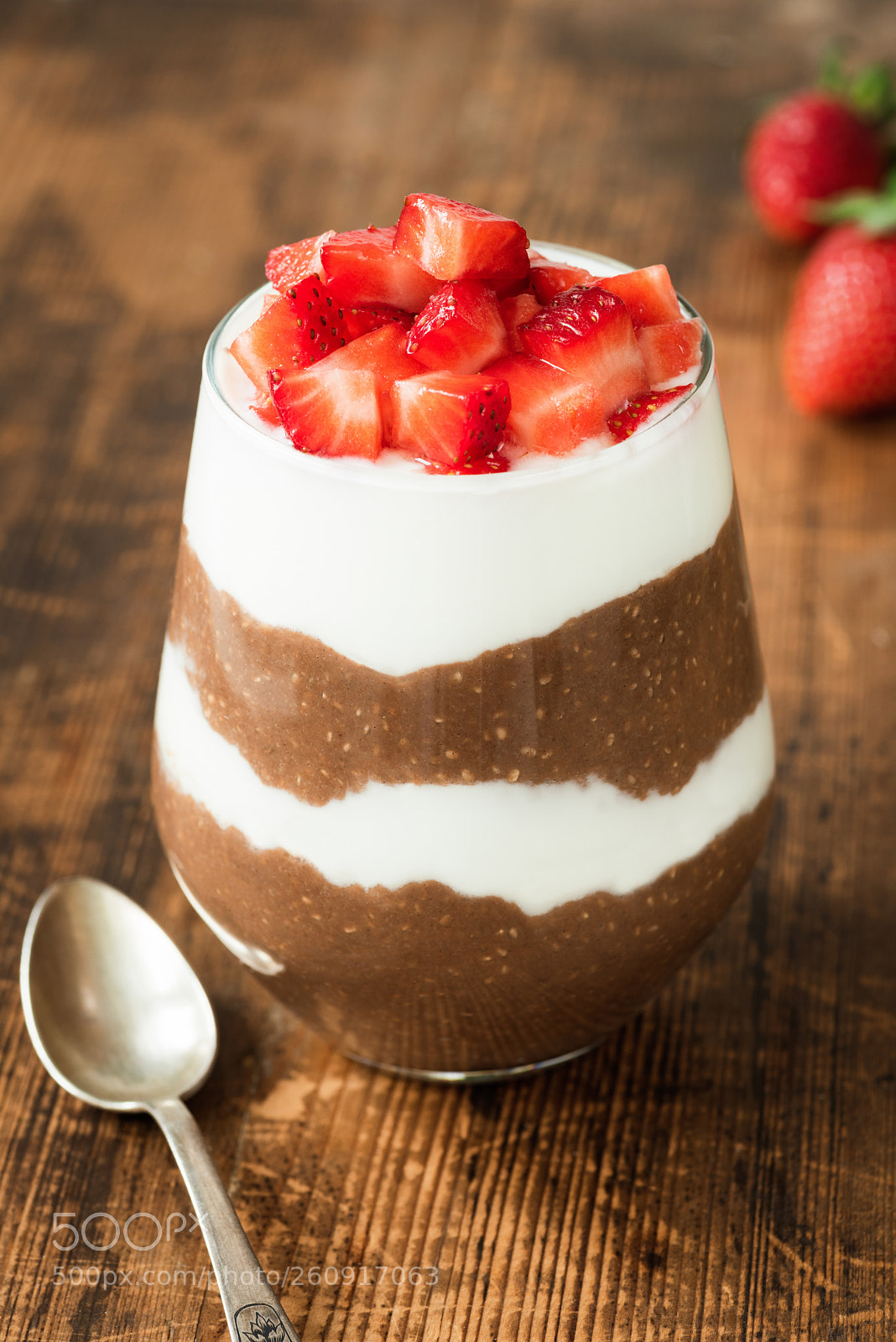 Nikon D810 sample photo. Chia pudding with yogurt photography