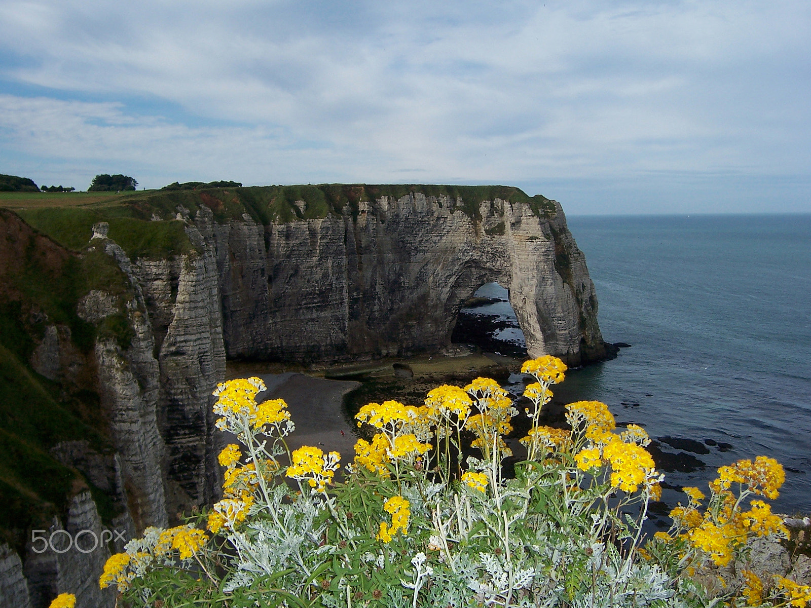 Kodak DX7440 ZOOM DIGITAL CAMERA sample photo. Landscape- etretat photography