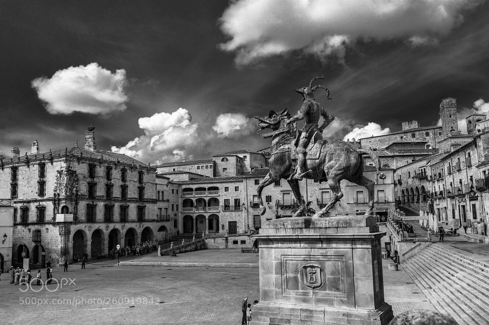 Canon EOS 5DS R sample photo. Plaza mayor trujillo b photography
