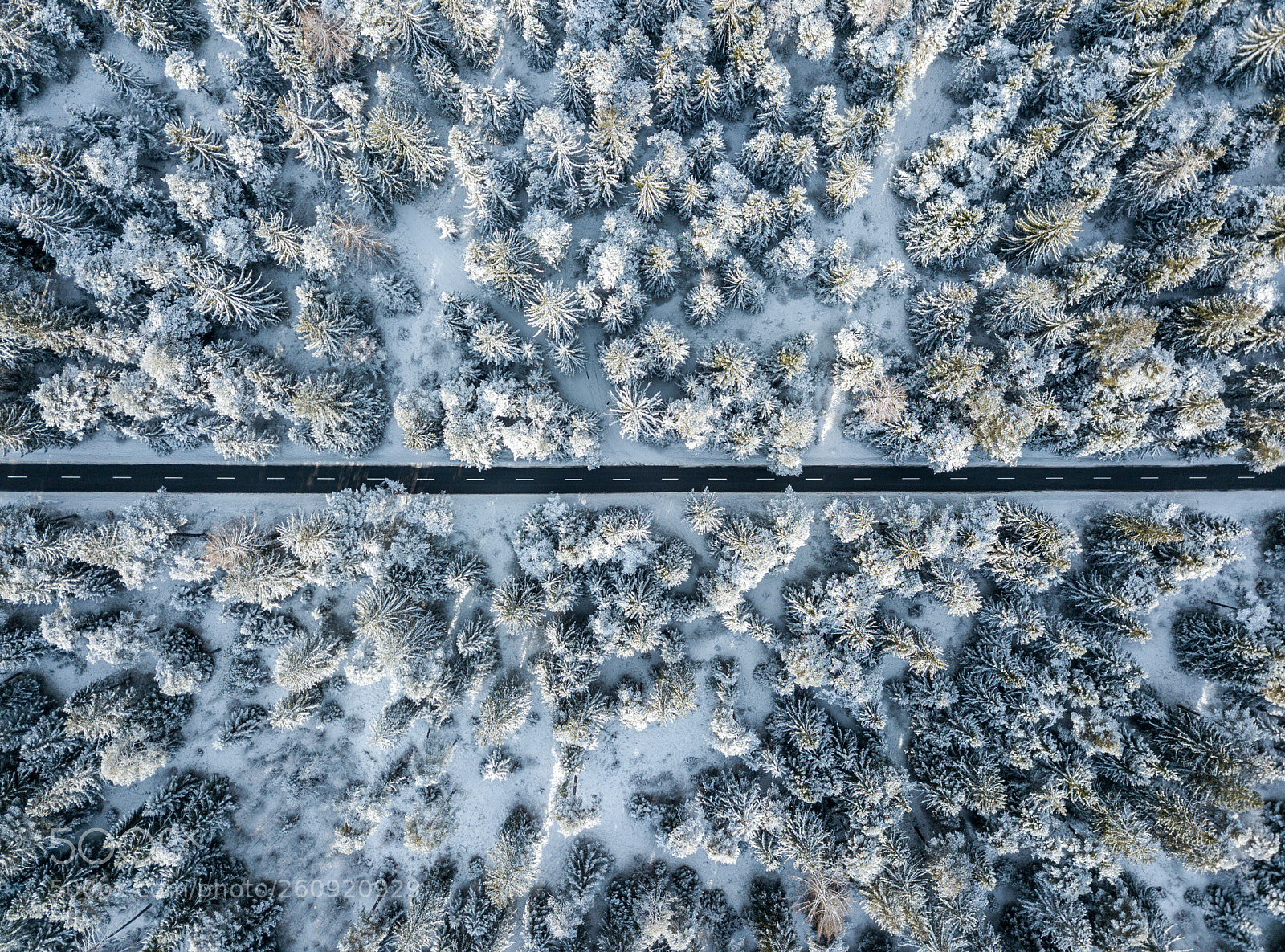 DJI FC220 sample photo. Winterstrasse photography