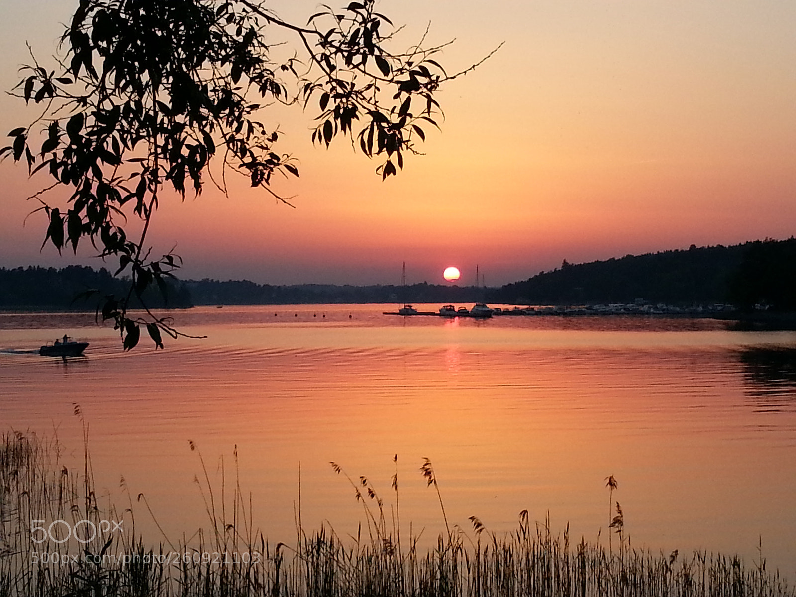 Samsung Galaxy S3 sample photo. Solnedgång lidingö photography