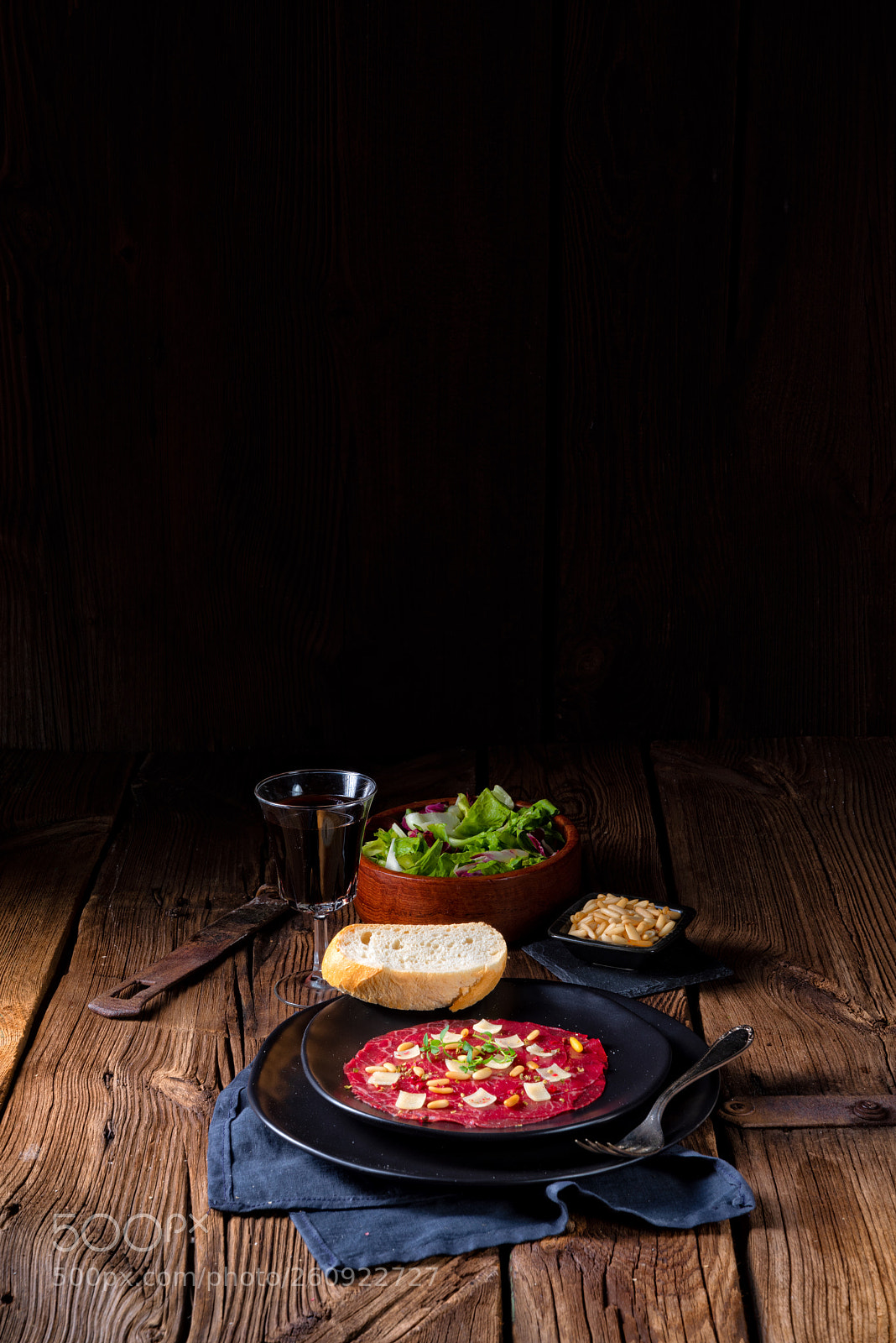 Nikon D810 sample photo. Carpaccio of beef with photography