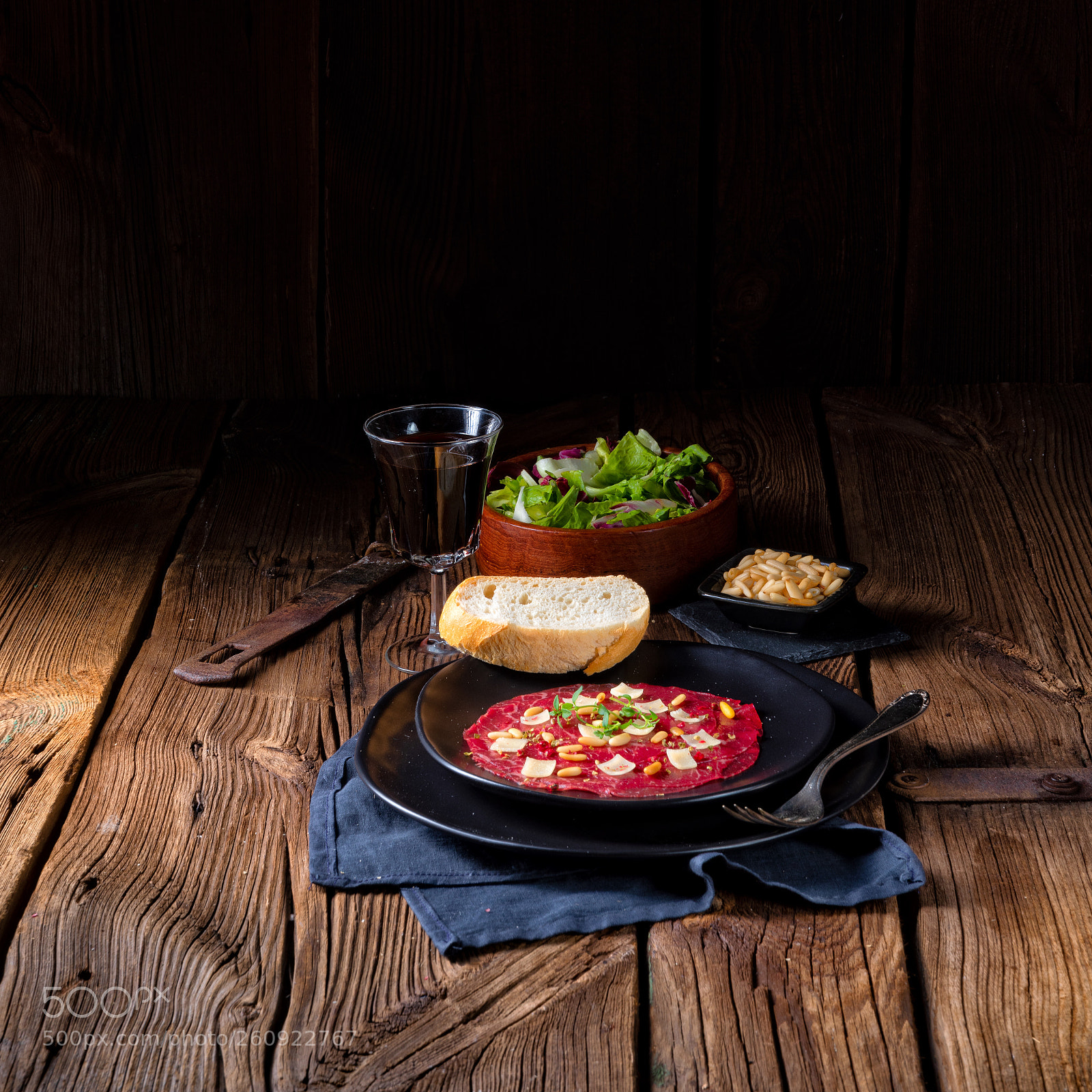 Nikon D810 sample photo. Carpaccio of beef with photography