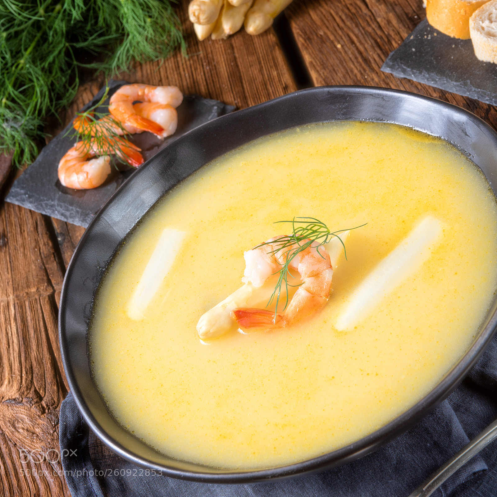 Nikon D810 sample photo. Delicious asparagus cream soup photography