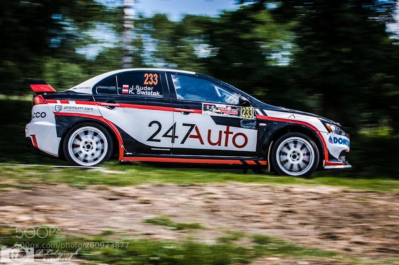 Nikon D90 sample photo. Evo x rallying photography