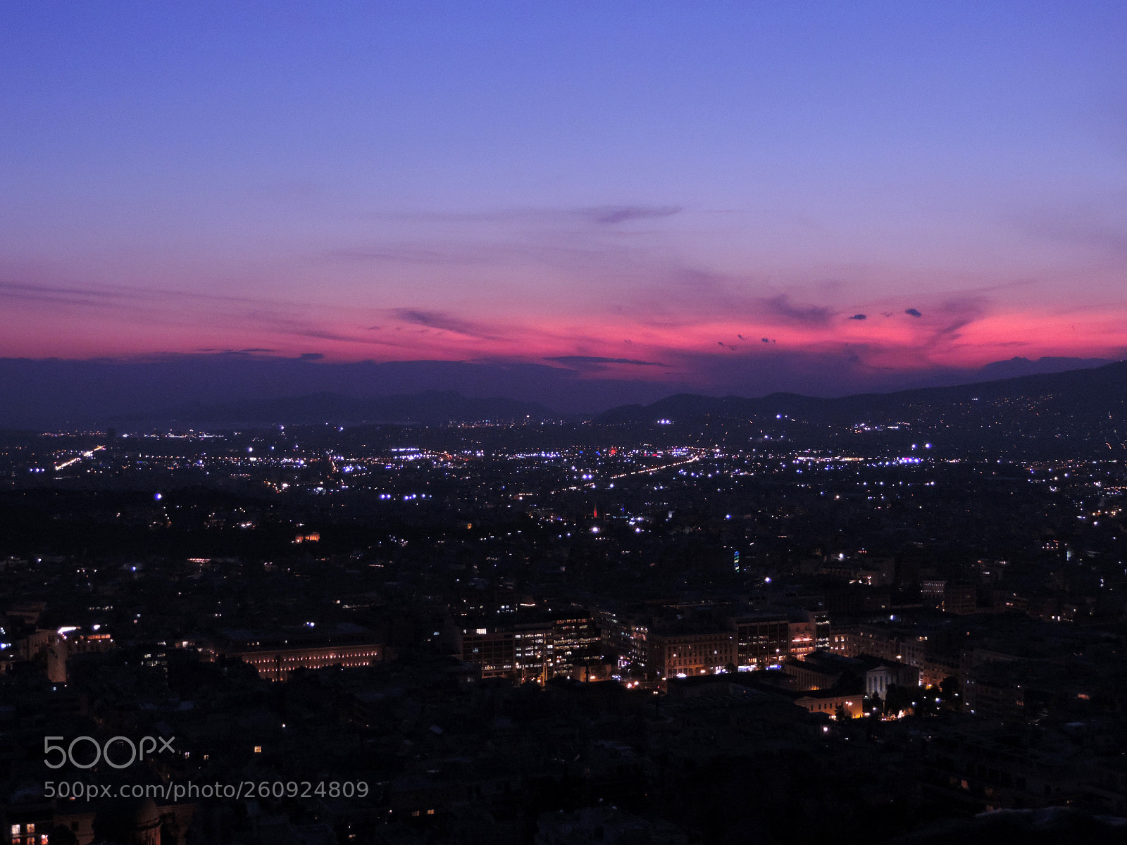 Nikon Coolpix P520 sample photo. Athens from lycabettus hill photography
