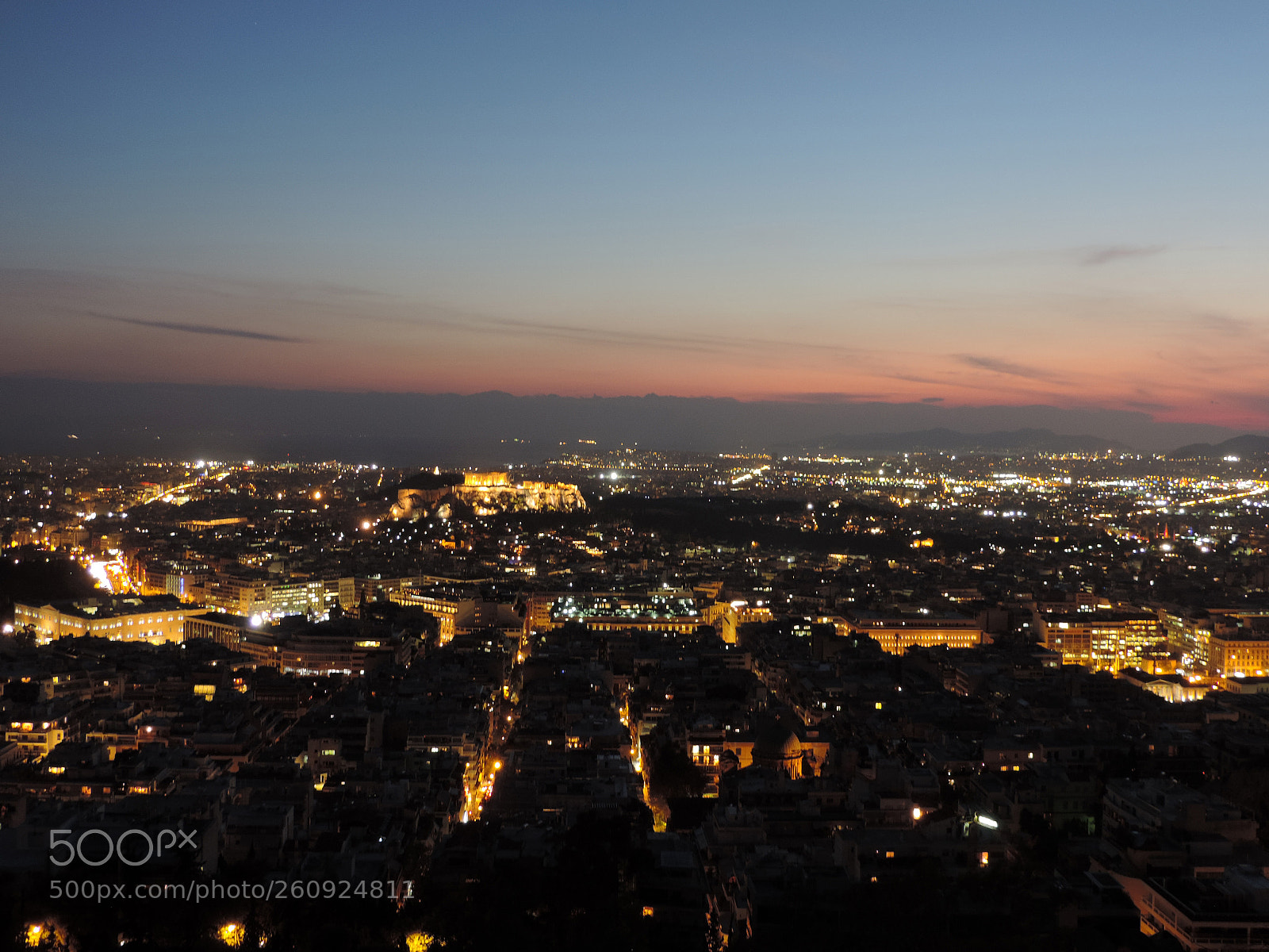 Nikon Coolpix P520 sample photo. Athens from lycabettus hill photography