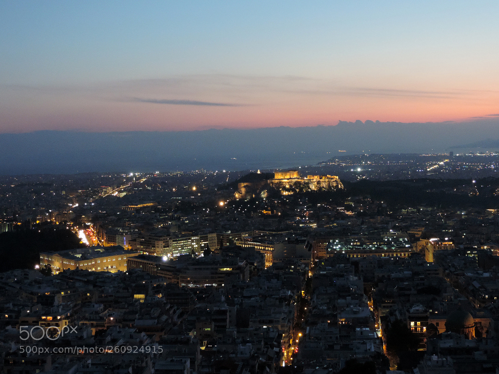 Nikon Coolpix P520 sample photo. Athens from lycabettus hill photography