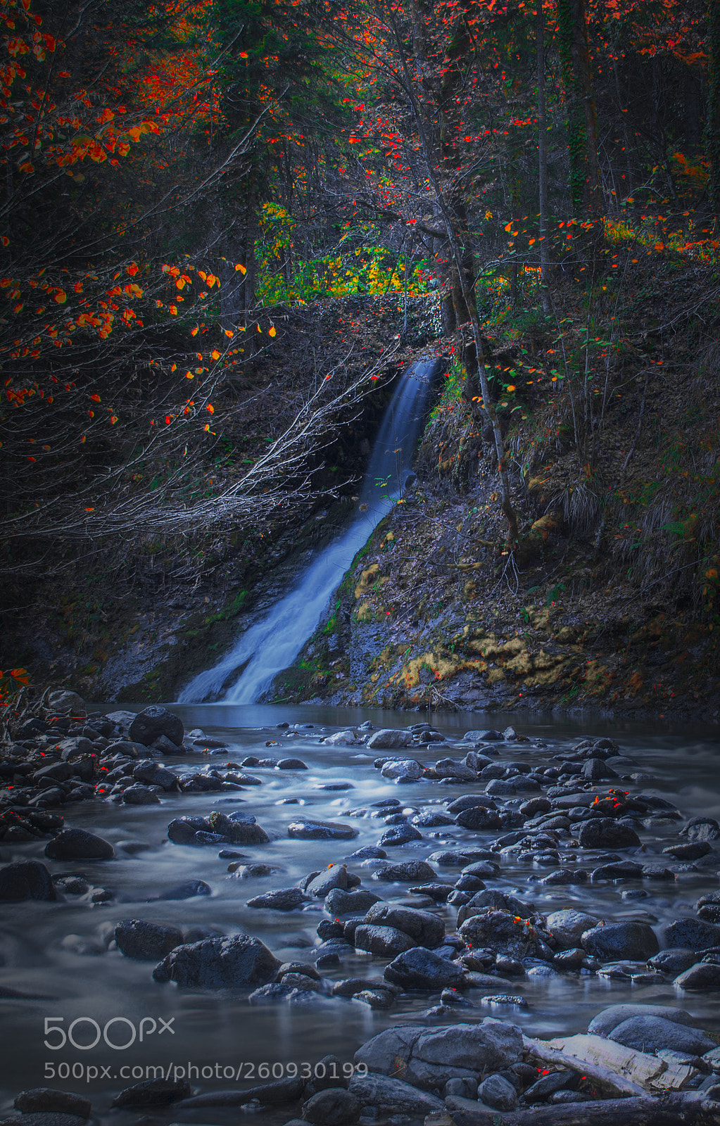 Nikon D610 sample photo. Little waterfall photography