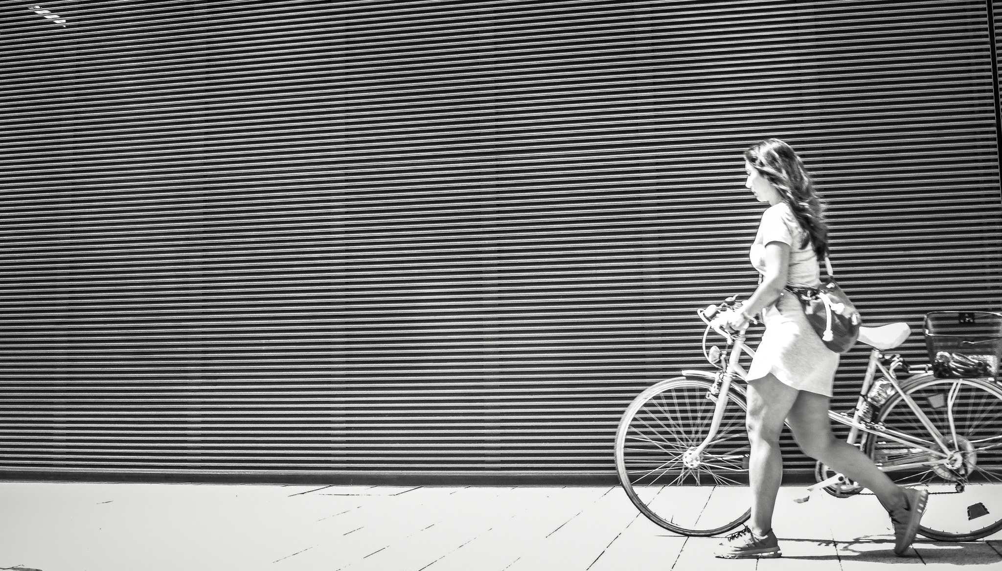 Panasonic DMC-TZ41 sample photo. Girl with bicycle photography