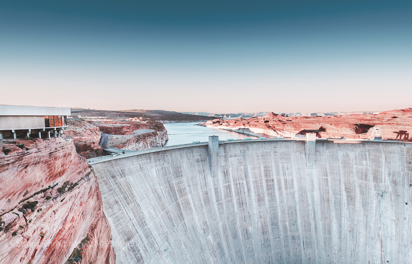 Canon EOS 6D sample photo. Glen canyon dam at photography