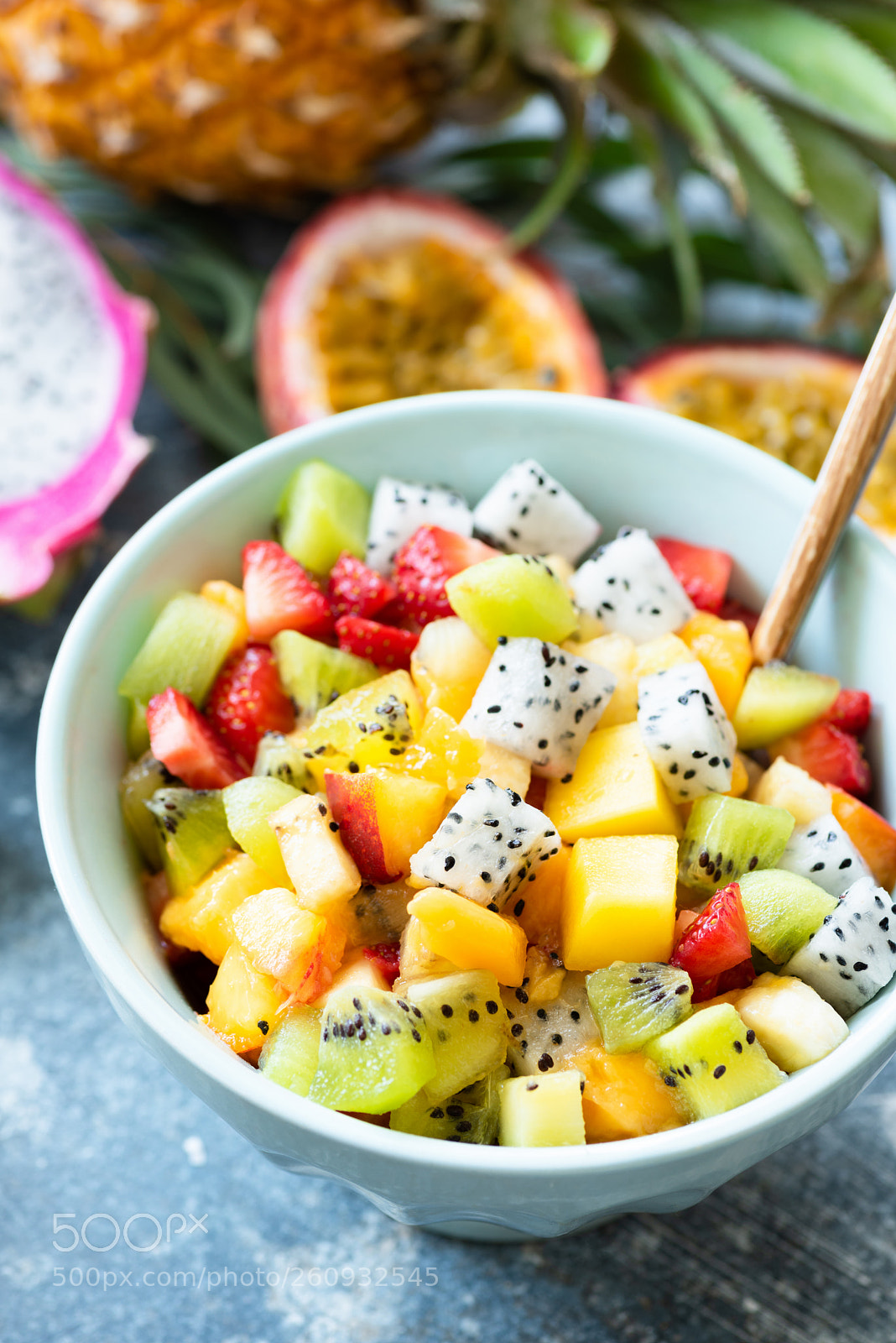 Nikon D810 sample photo. Tropical fruit salad in photography