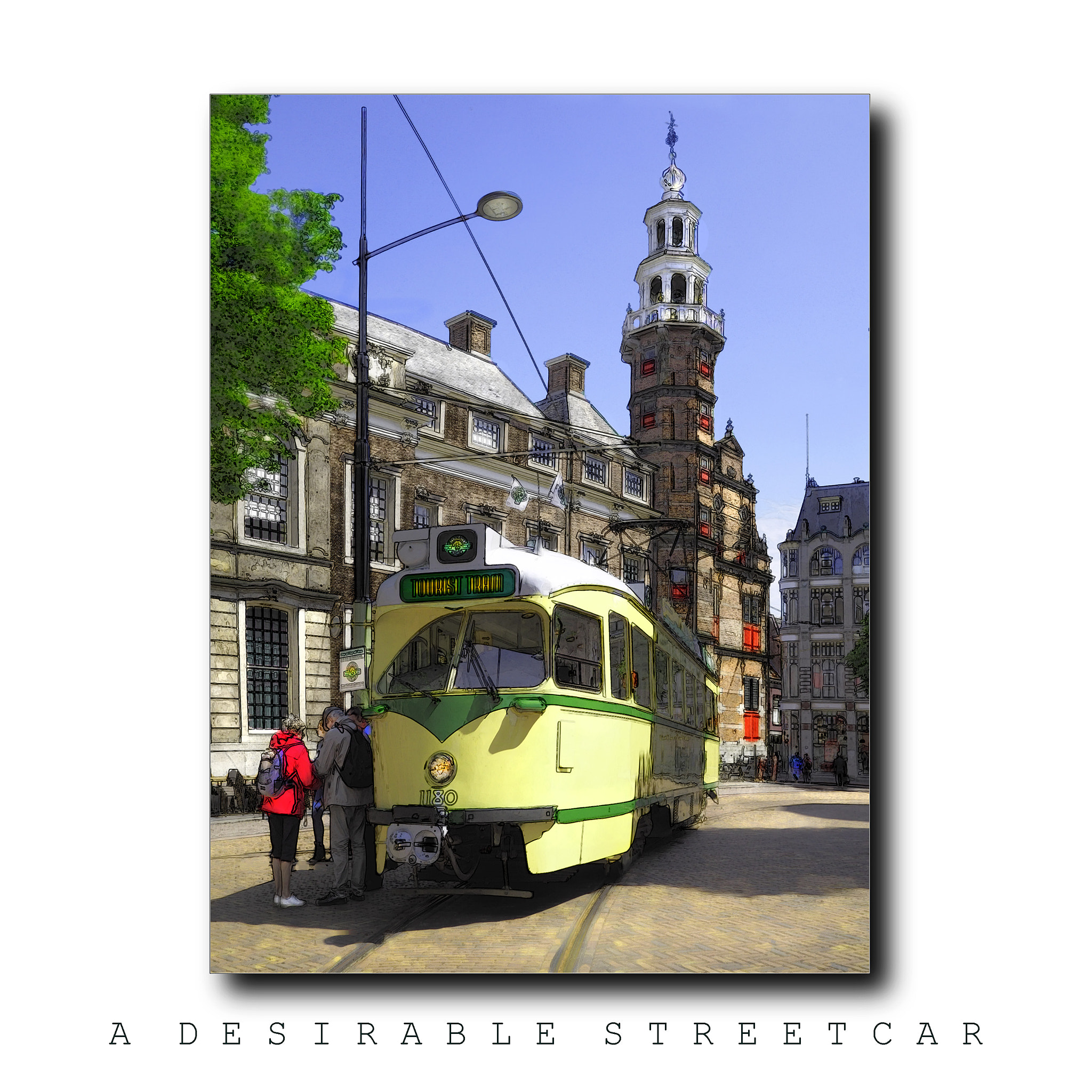 Olympus PEN-F sample photo. A desirable streetcar photography