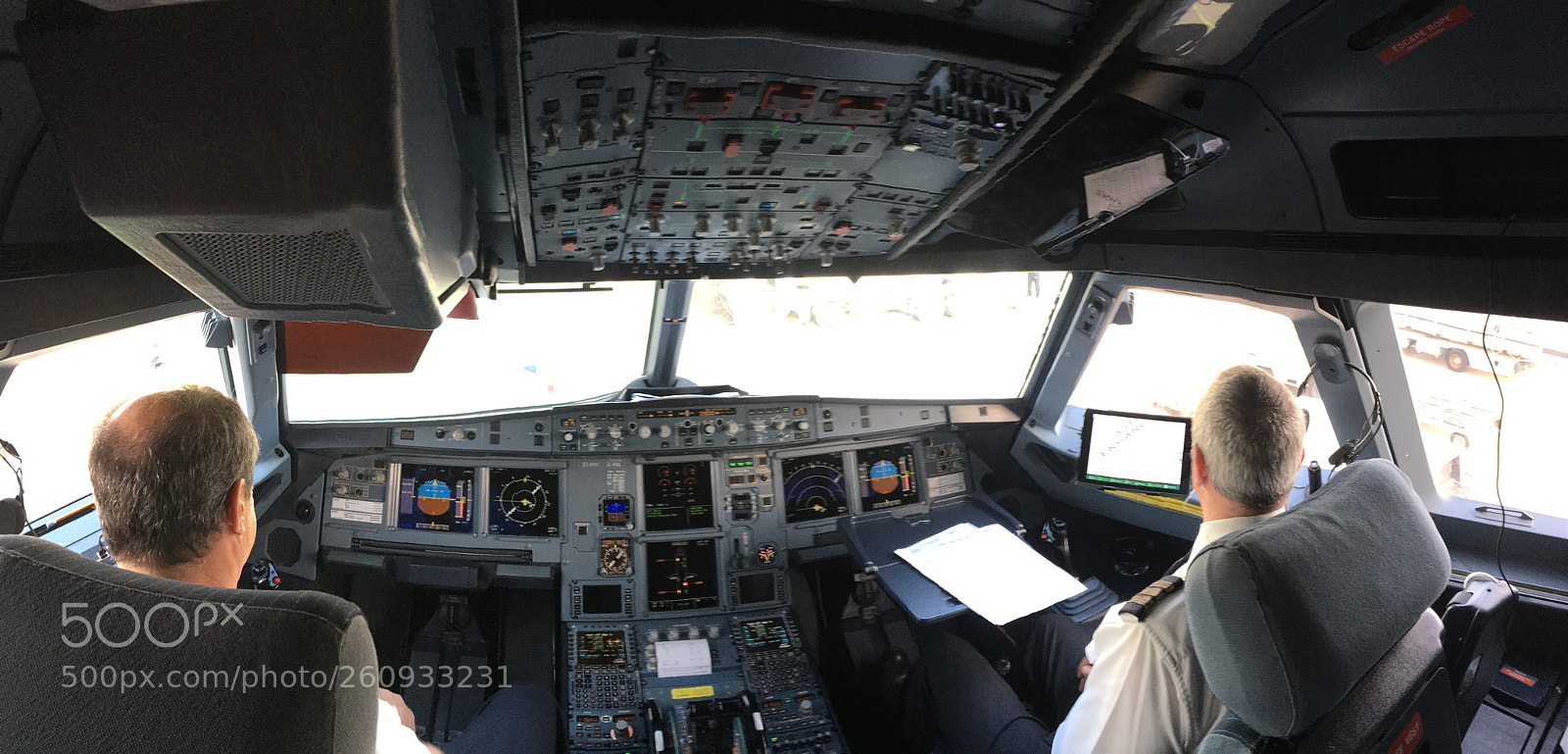 Apple iPhone 6s sample photo. A 319 cockpit photography