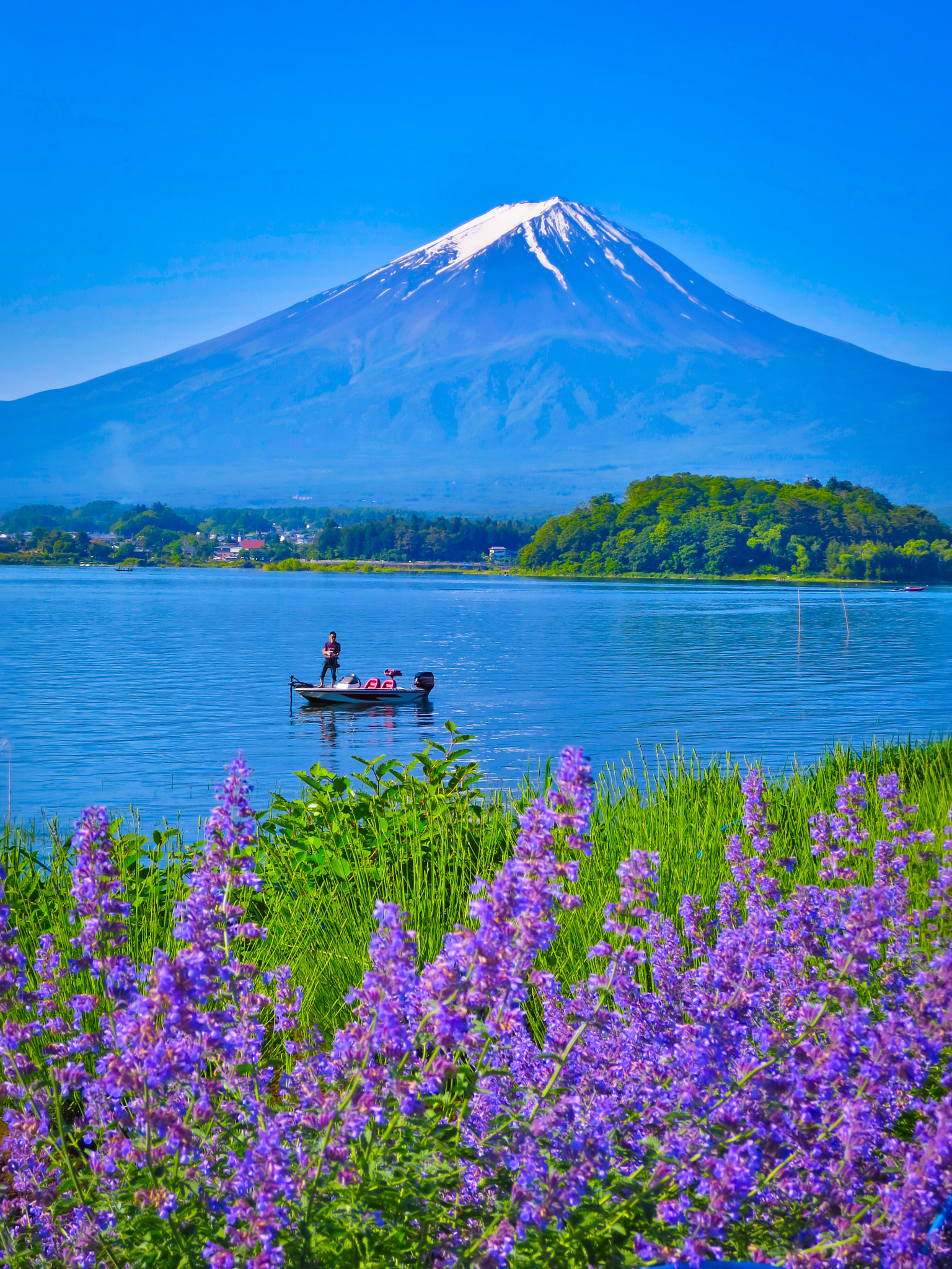 Canon PowerShot S120 sample photo. Fisherman and mt. fuji photography