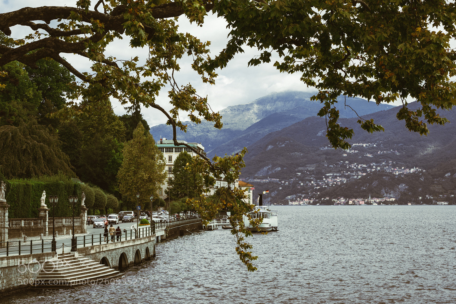 Sony a7 II sample photo. Autumn of lake como photography