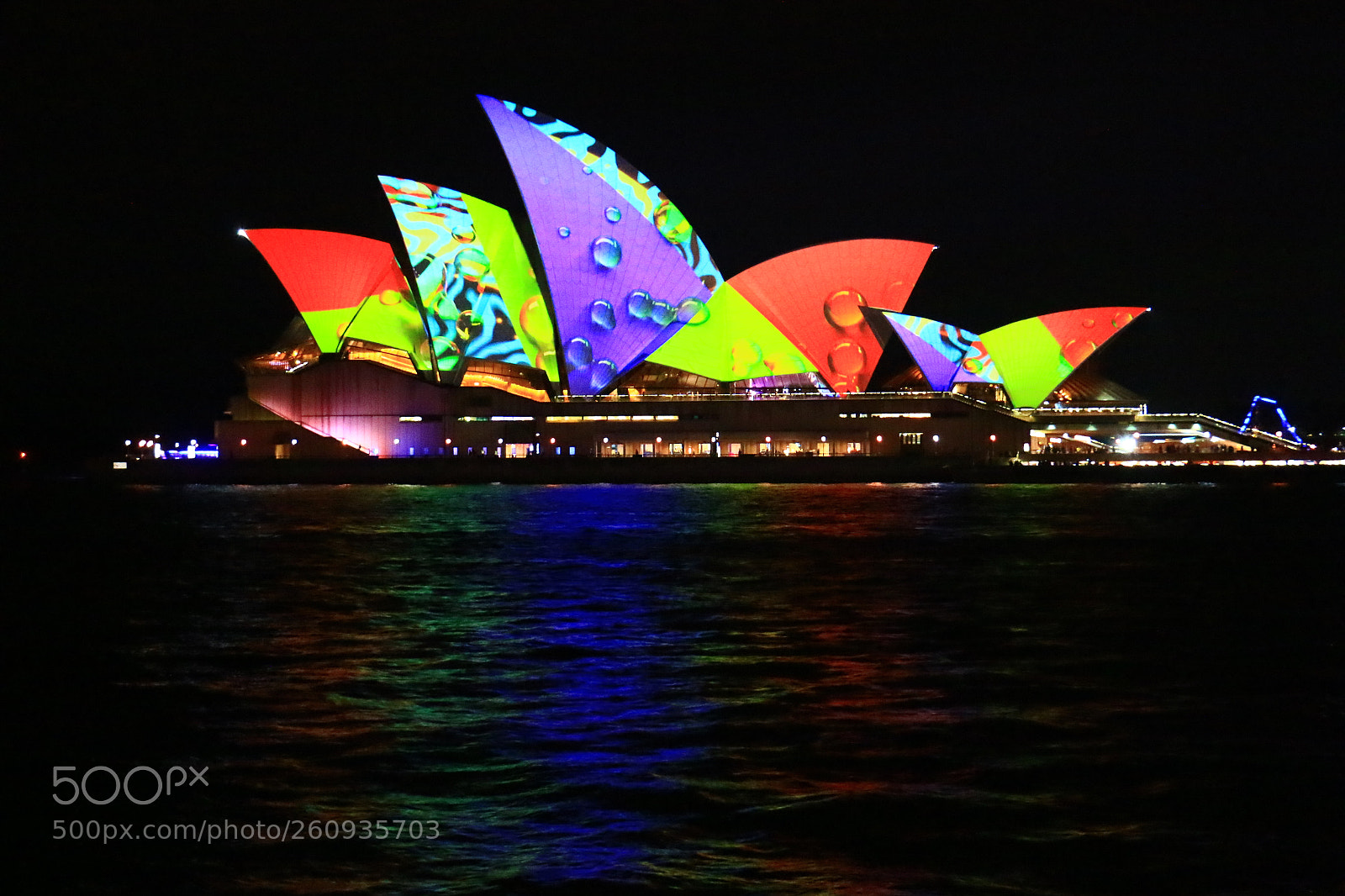Canon EOS 70D sample photo. Sydney vivid - opera photography