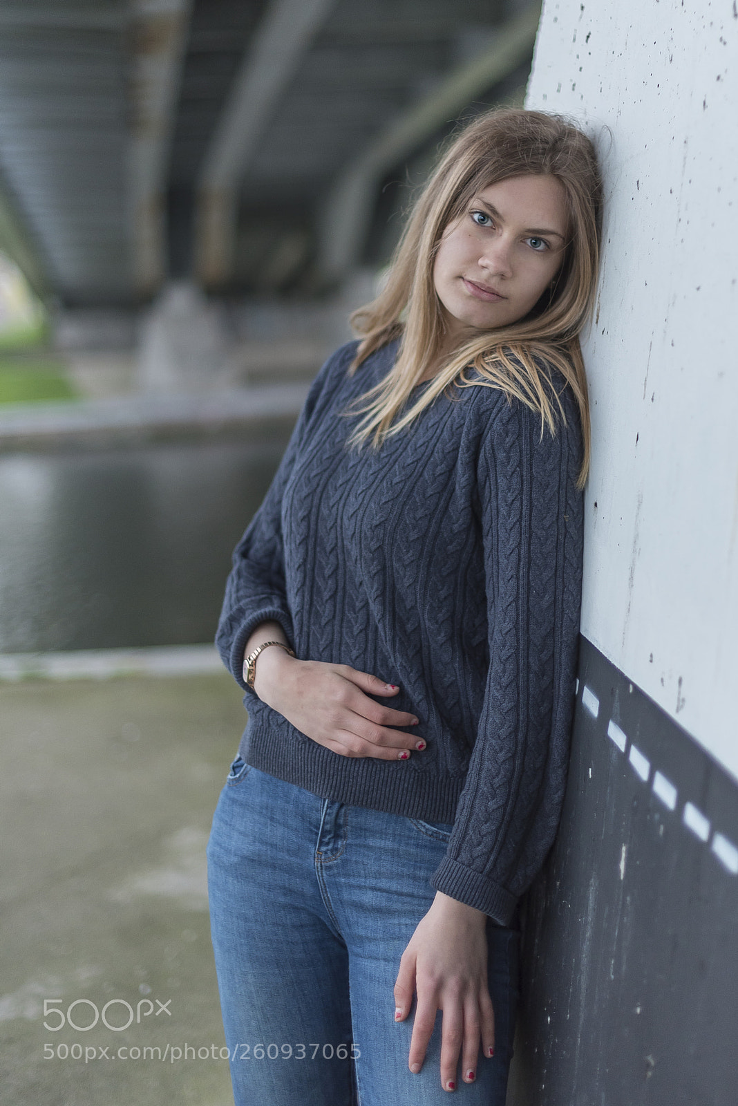 Nikon D750 sample photo. Phebe and the bridge photography