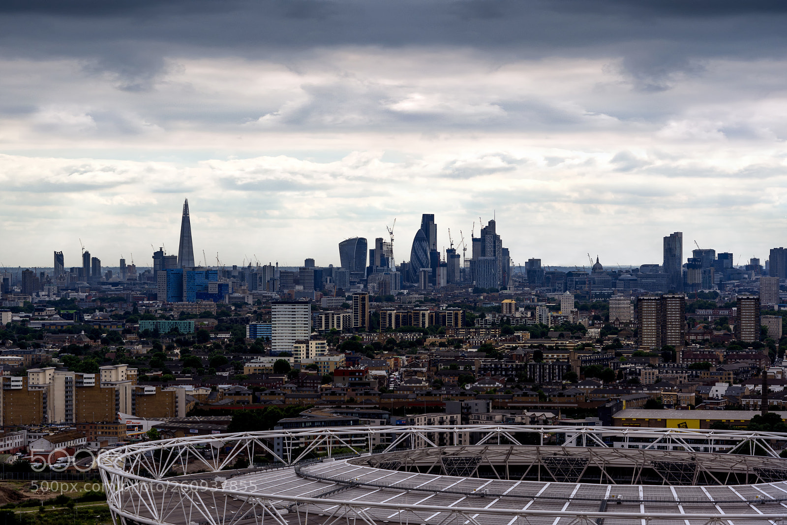 Sony a7R II sample photo. Over the stadium photography