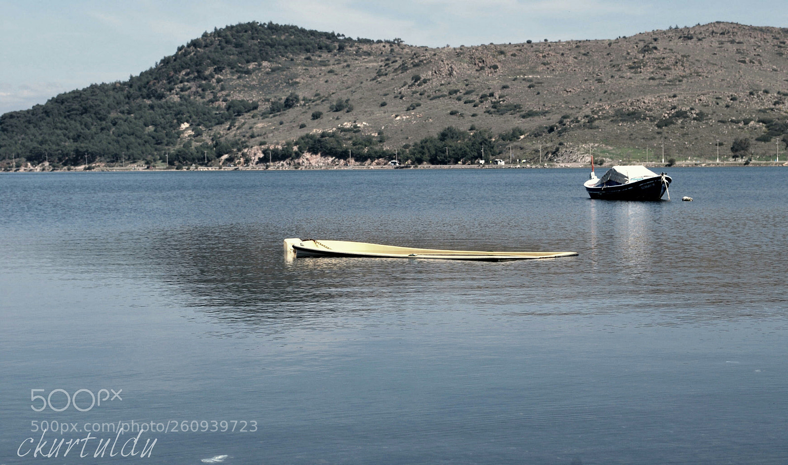 Nikon D60 sample photo. Sink boat photography