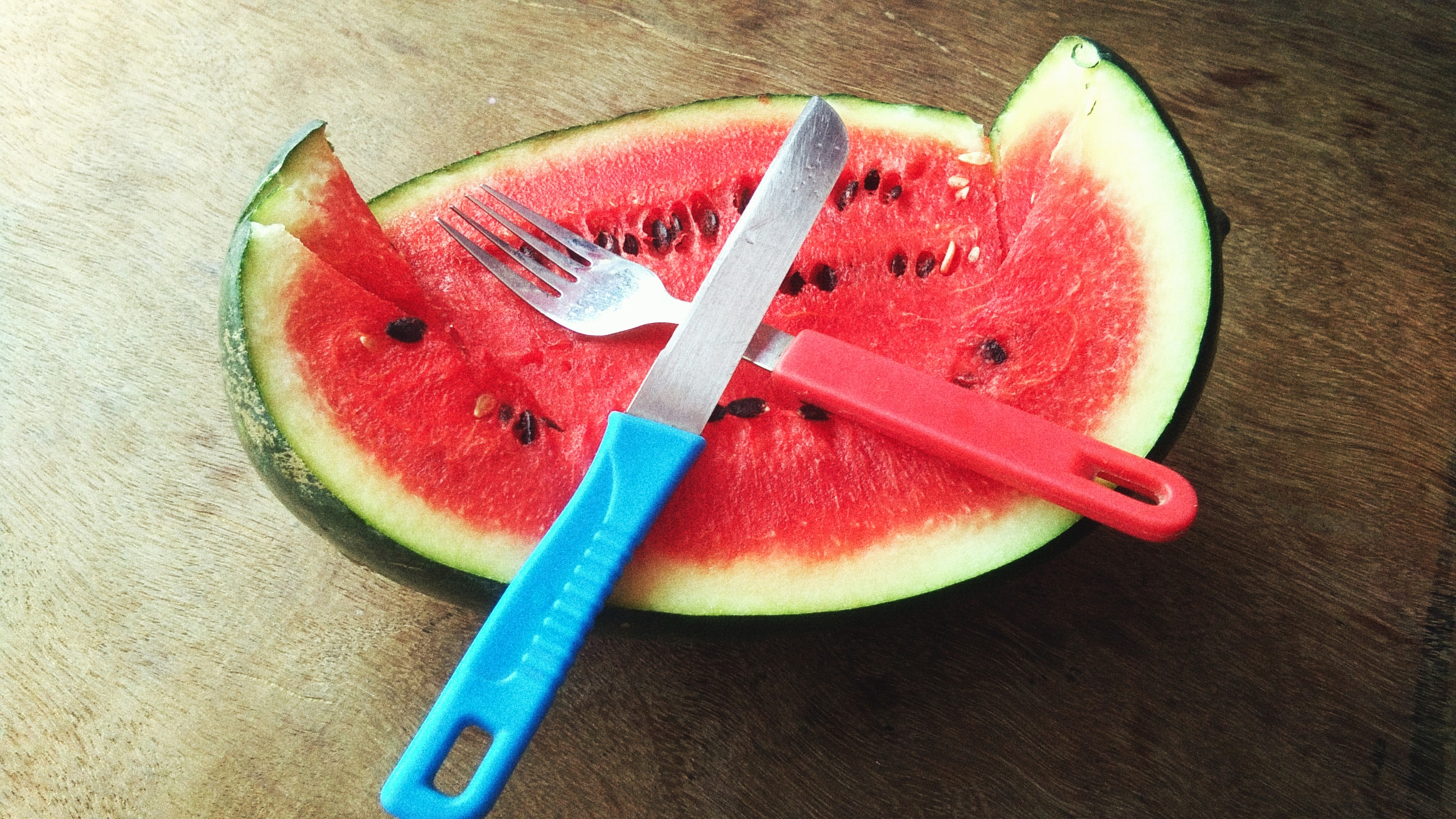 vivo Y55A sample photo. Juicy watermelon photography