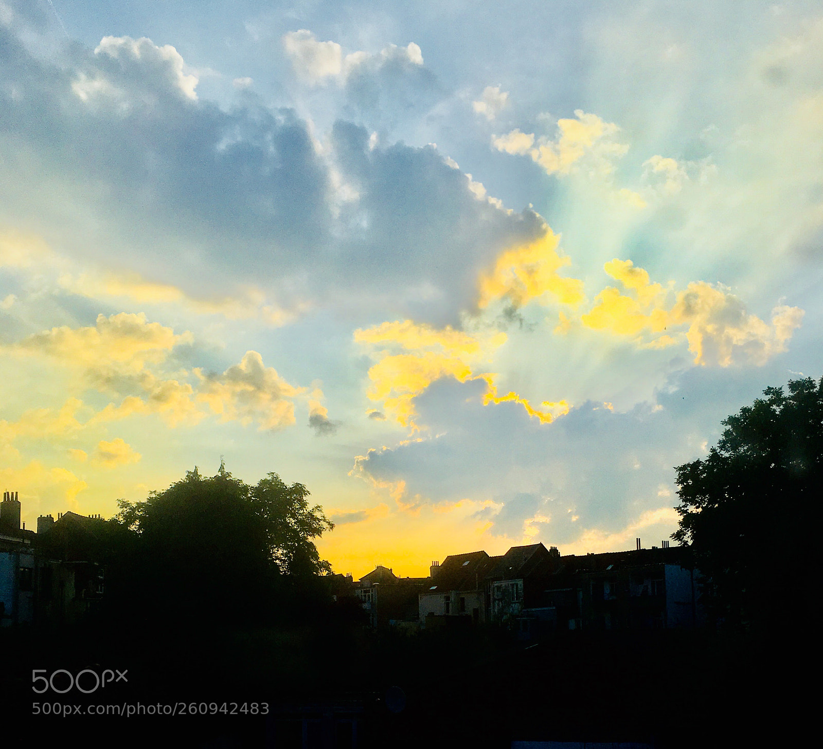 Apple iPhone 6s Plus sample photo. Burning sky  photography