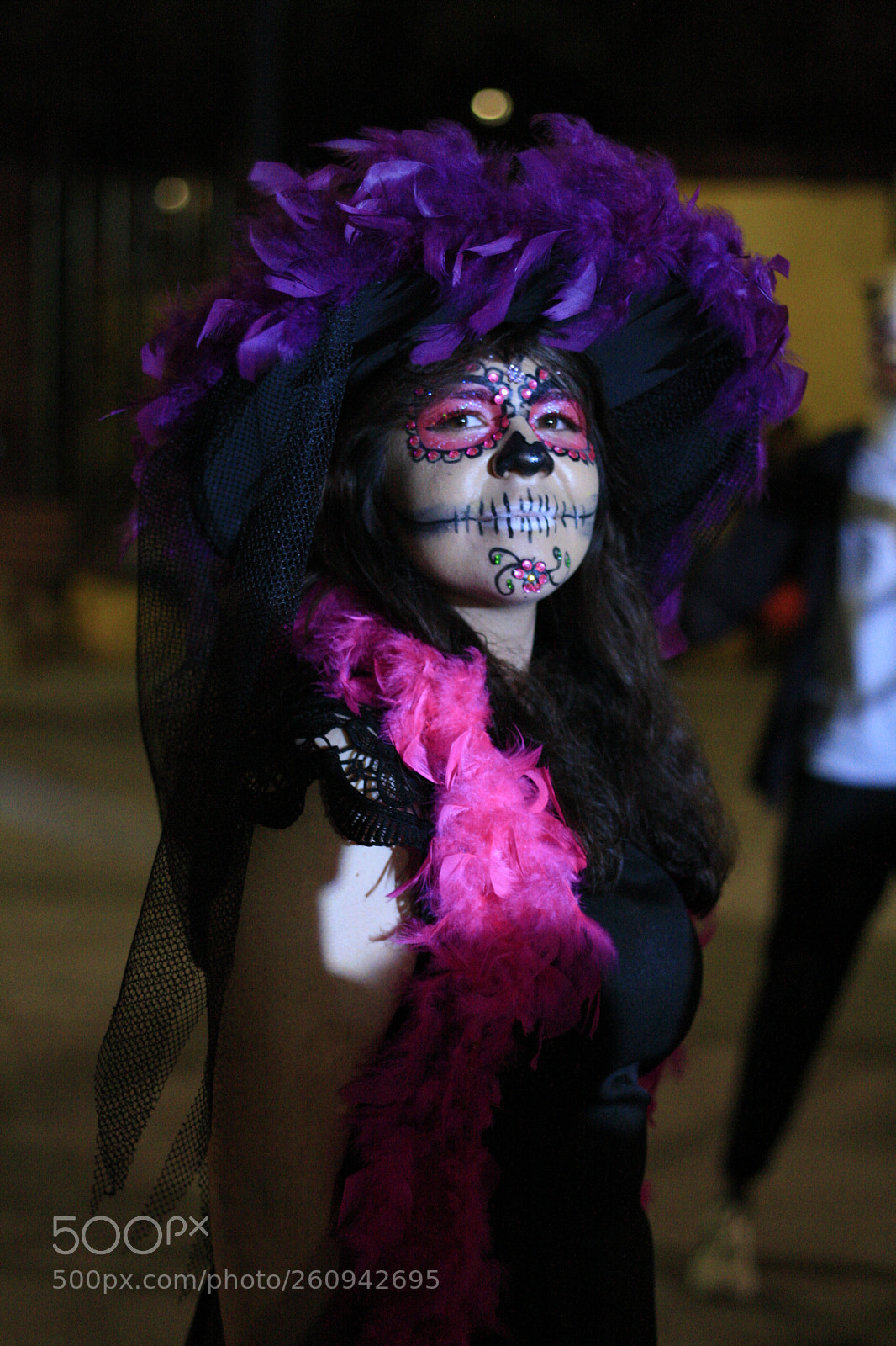 Canon EOS 1000D (EOS Digital Rebel XS / EOS Kiss F) sample photo. Catrina costume in a photography