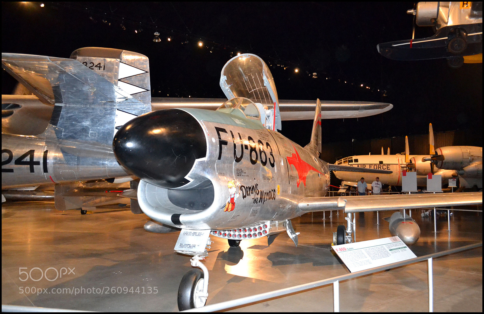 Nikon D3100 sample photo. North american f-86d sabre photography