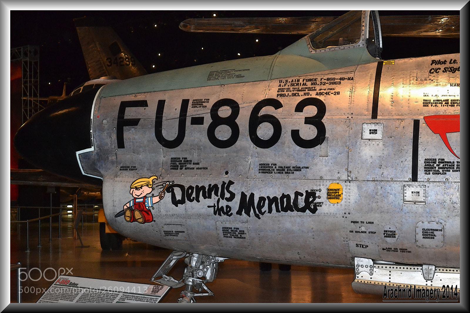 Nikon D3100 sample photo. North american f-86d sabre photography
